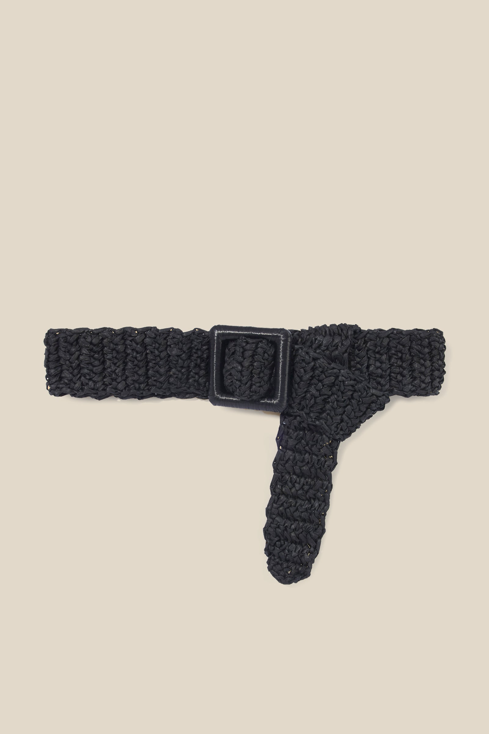 cintura rafia crochet