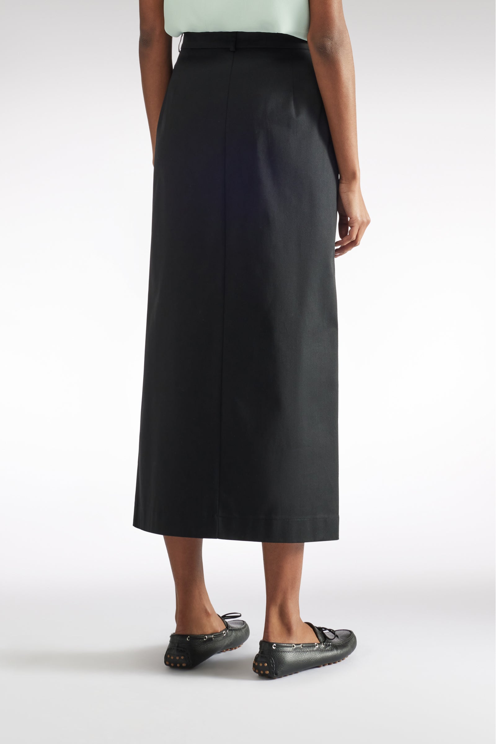 JUPE EN GABARDINE DE LAINE