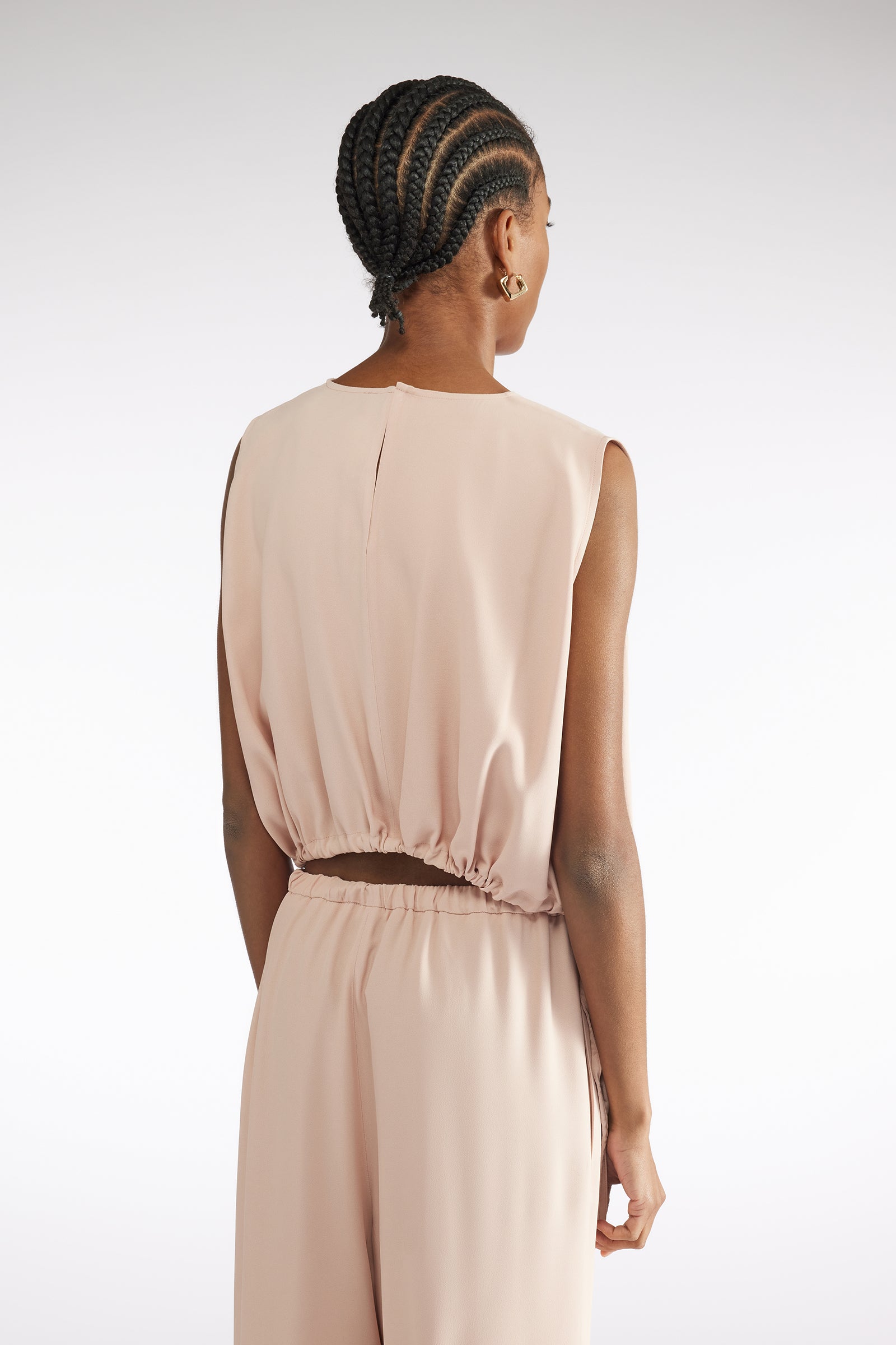 BLOUSE Ã CORDON DE SERRAGE