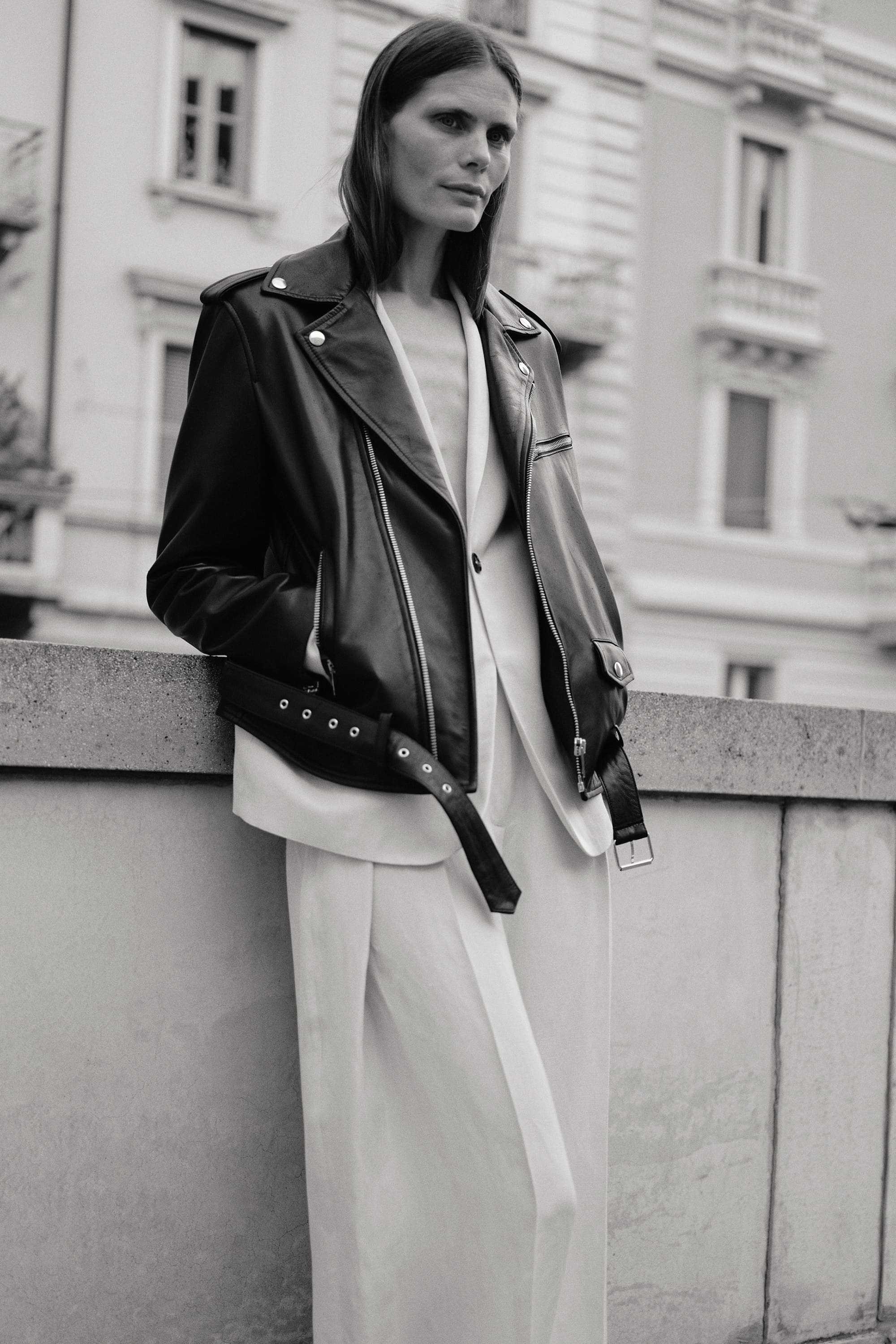 GIACCA BIKER VERA PELLE