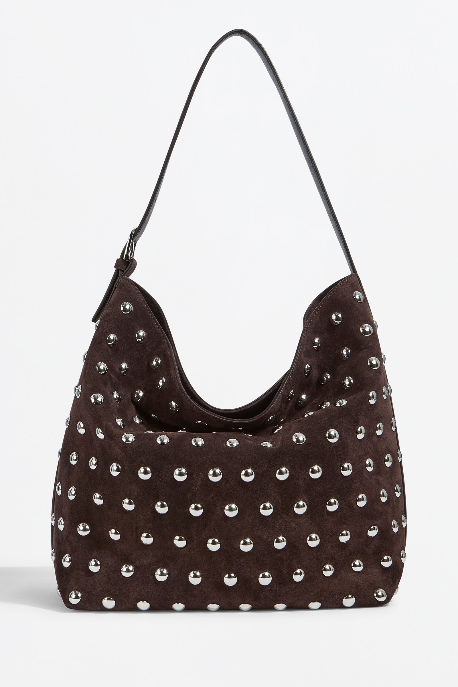 STUDDED SHOULDER BAG
