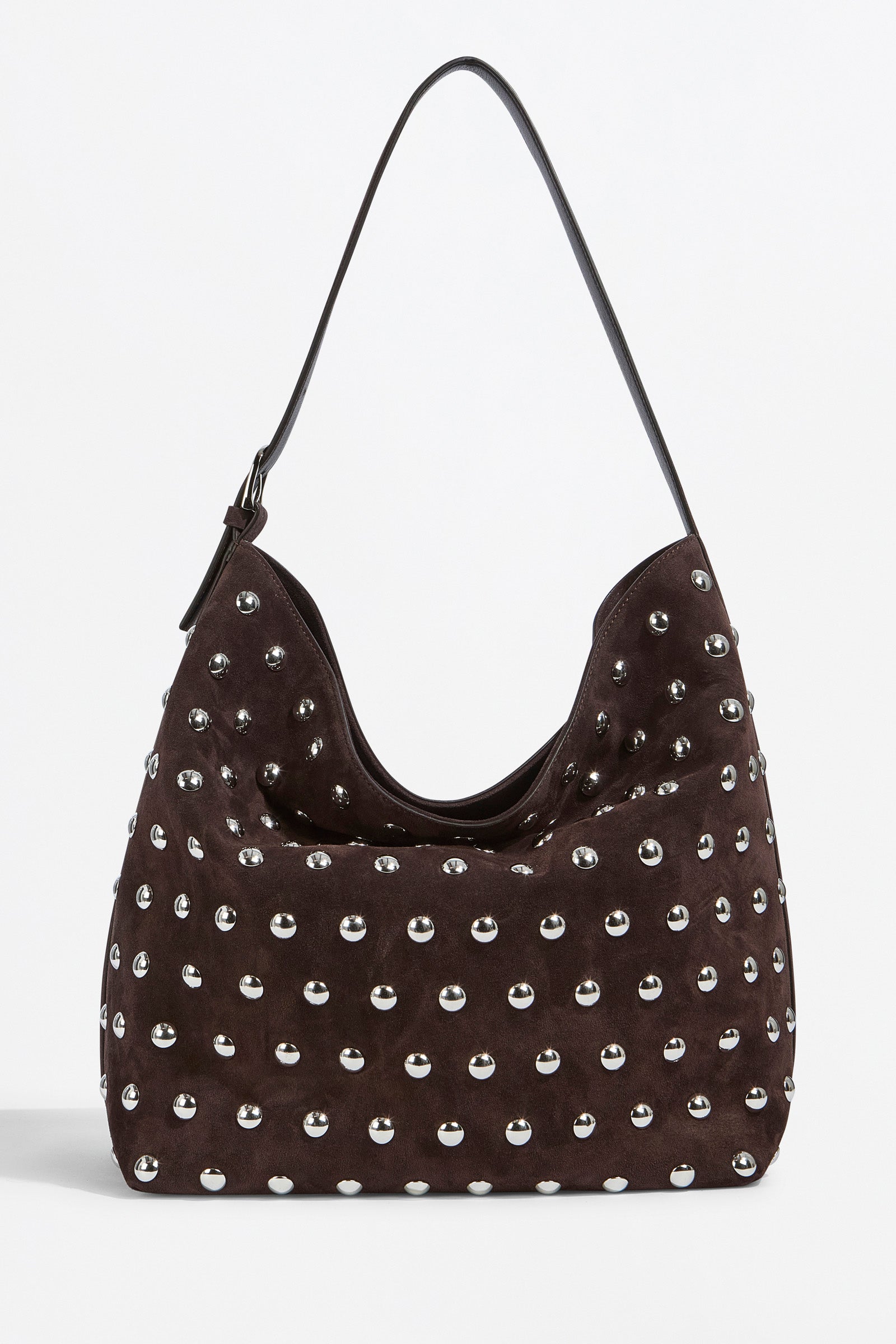 STUDDED SHOULDER BAG