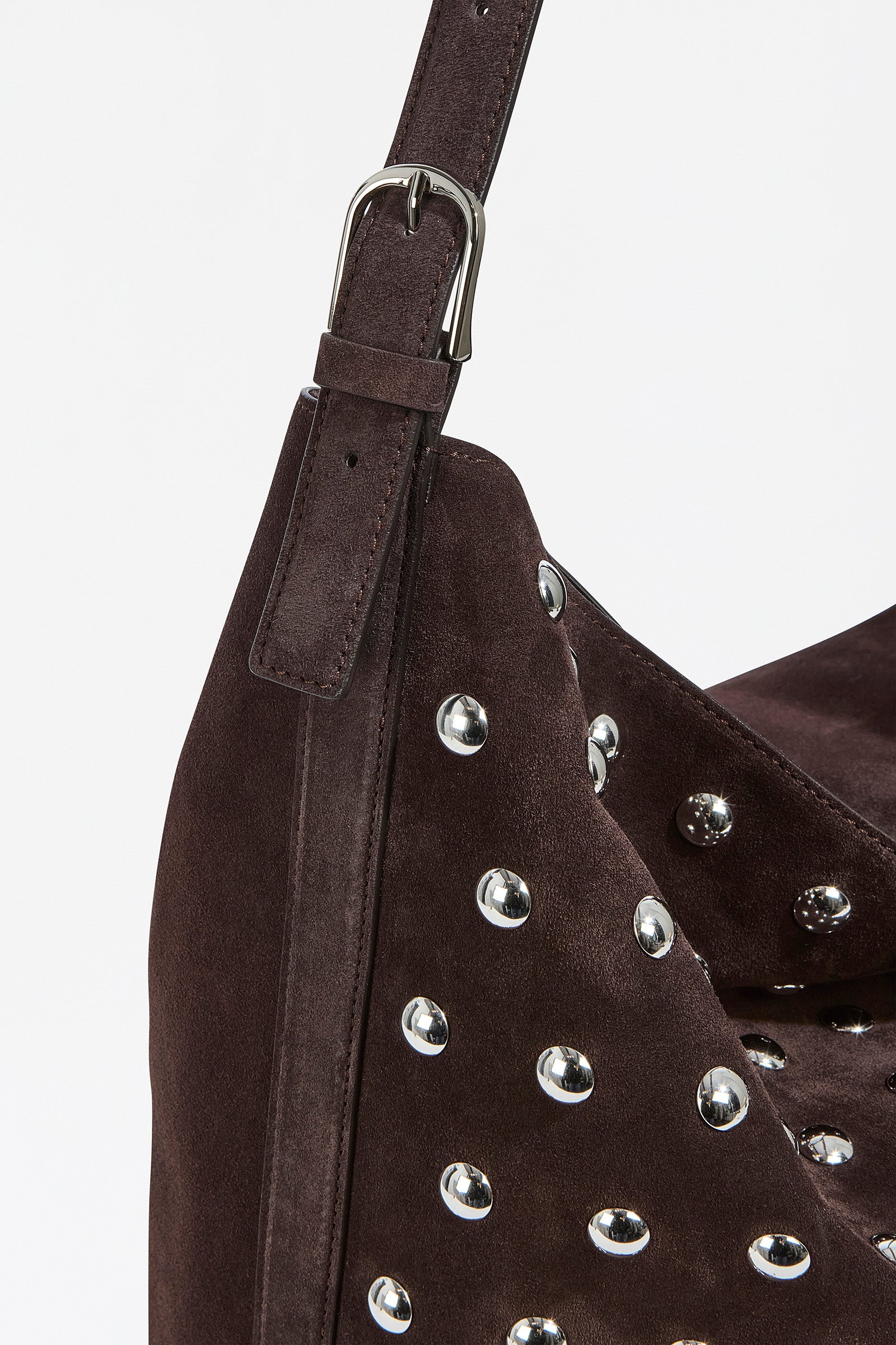 STUDDED SHOULDER BAG