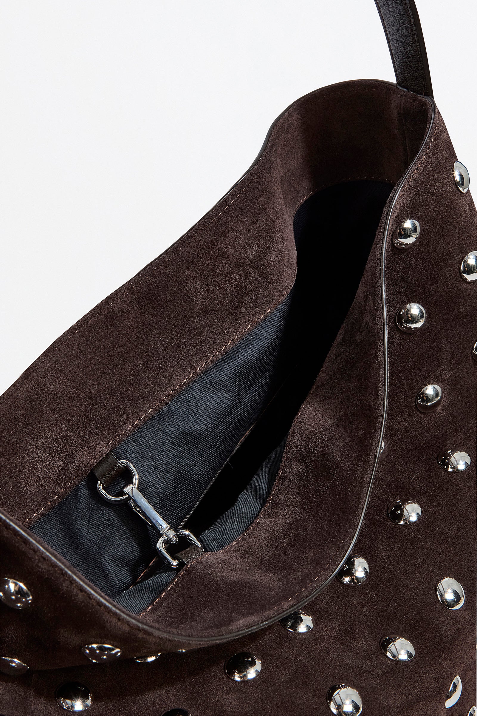 STUDDED SHOULDER BAG