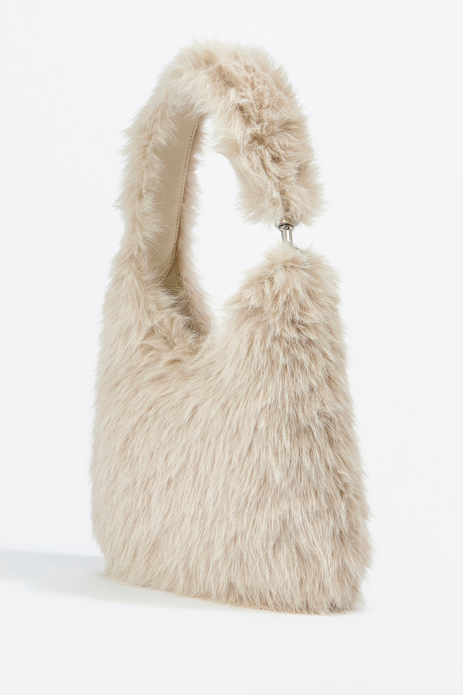 BORSA PICCOLA TOTE FAUX FUR
