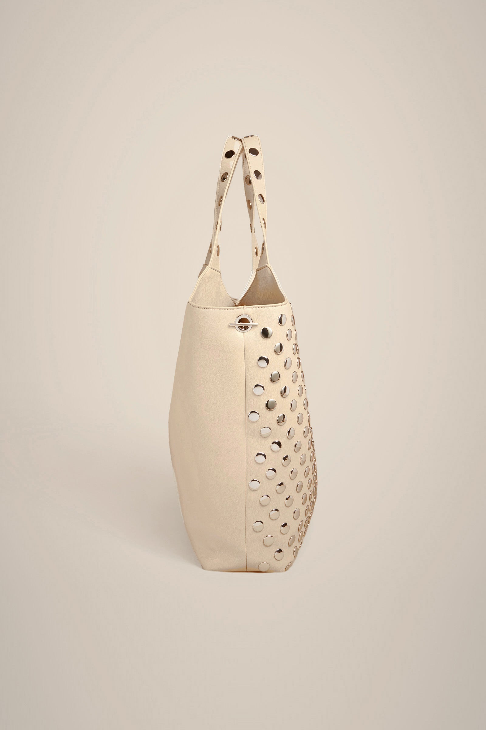 STUDDED MAXI TOTE