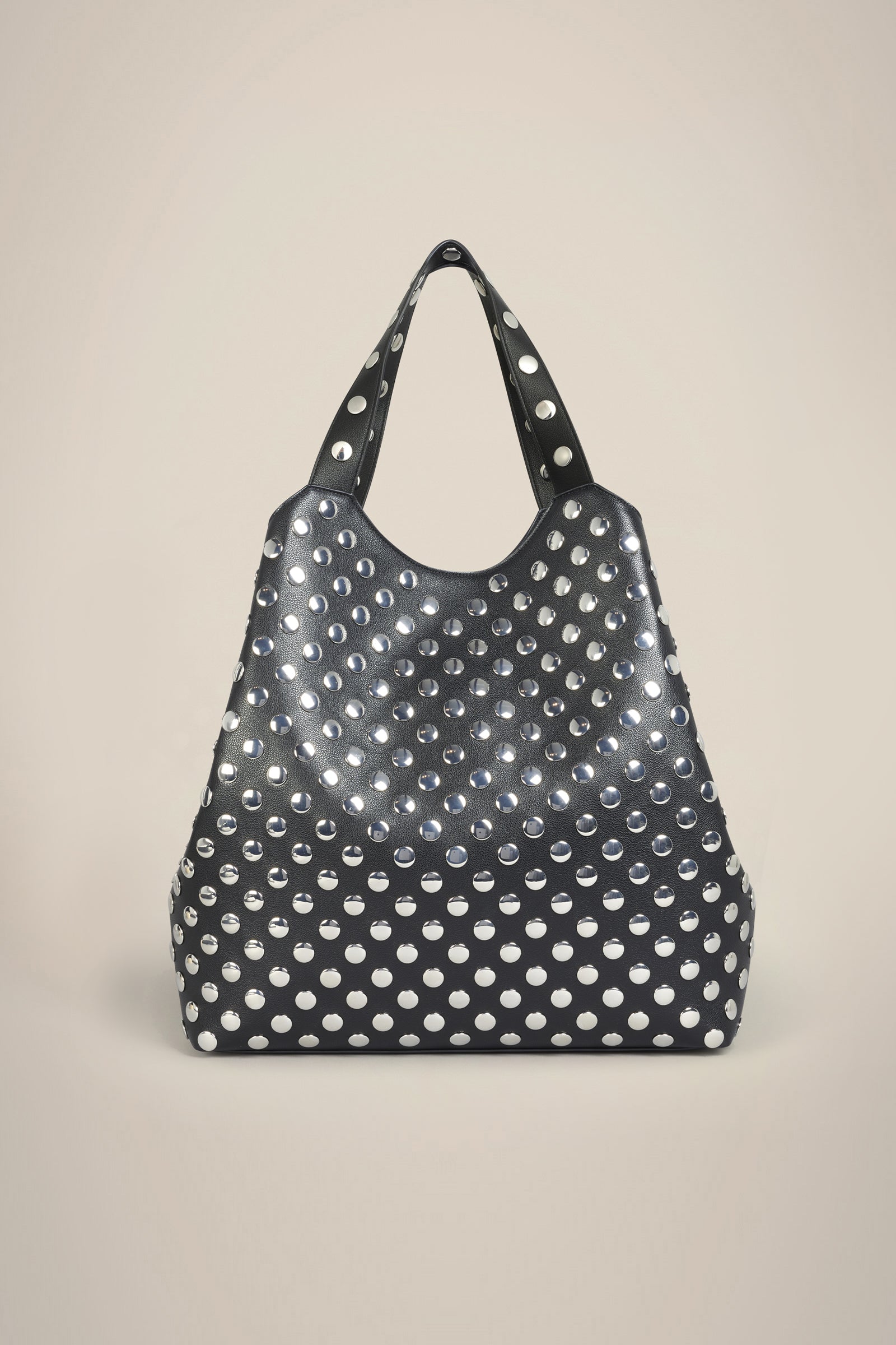 STUDDED MAXI TOTE