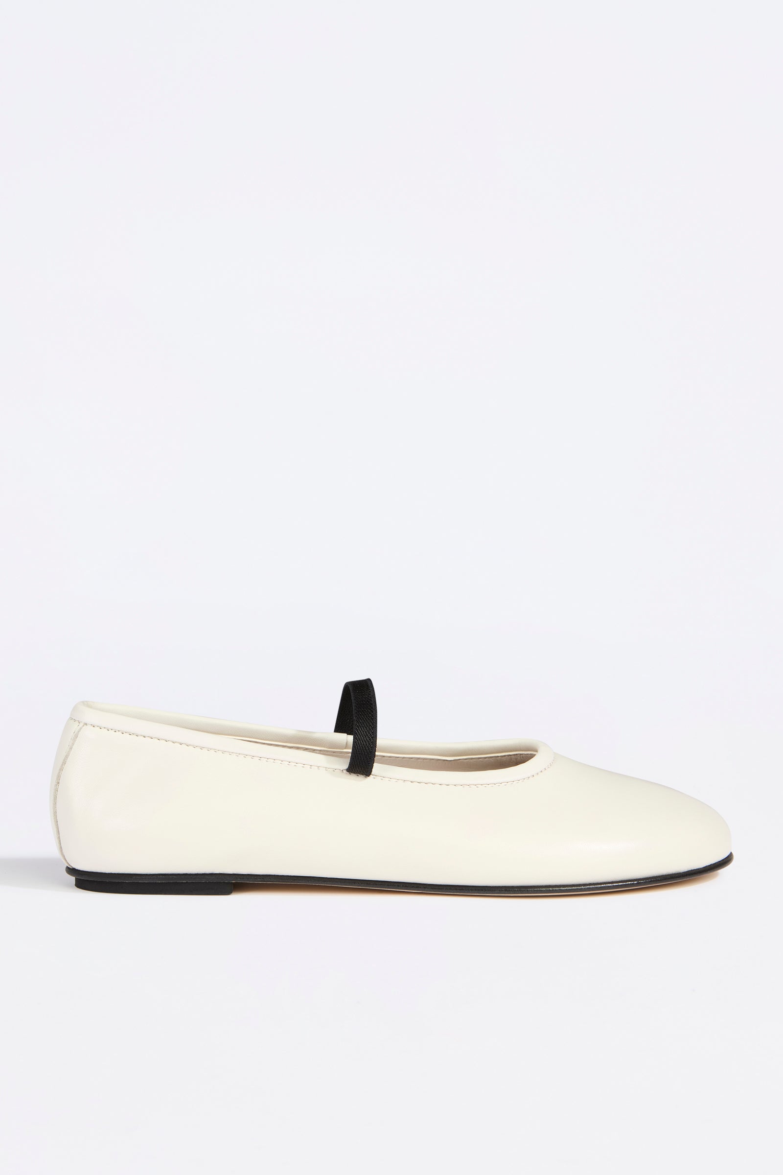 BALLET FLAT WITH ELASTIC STRAP