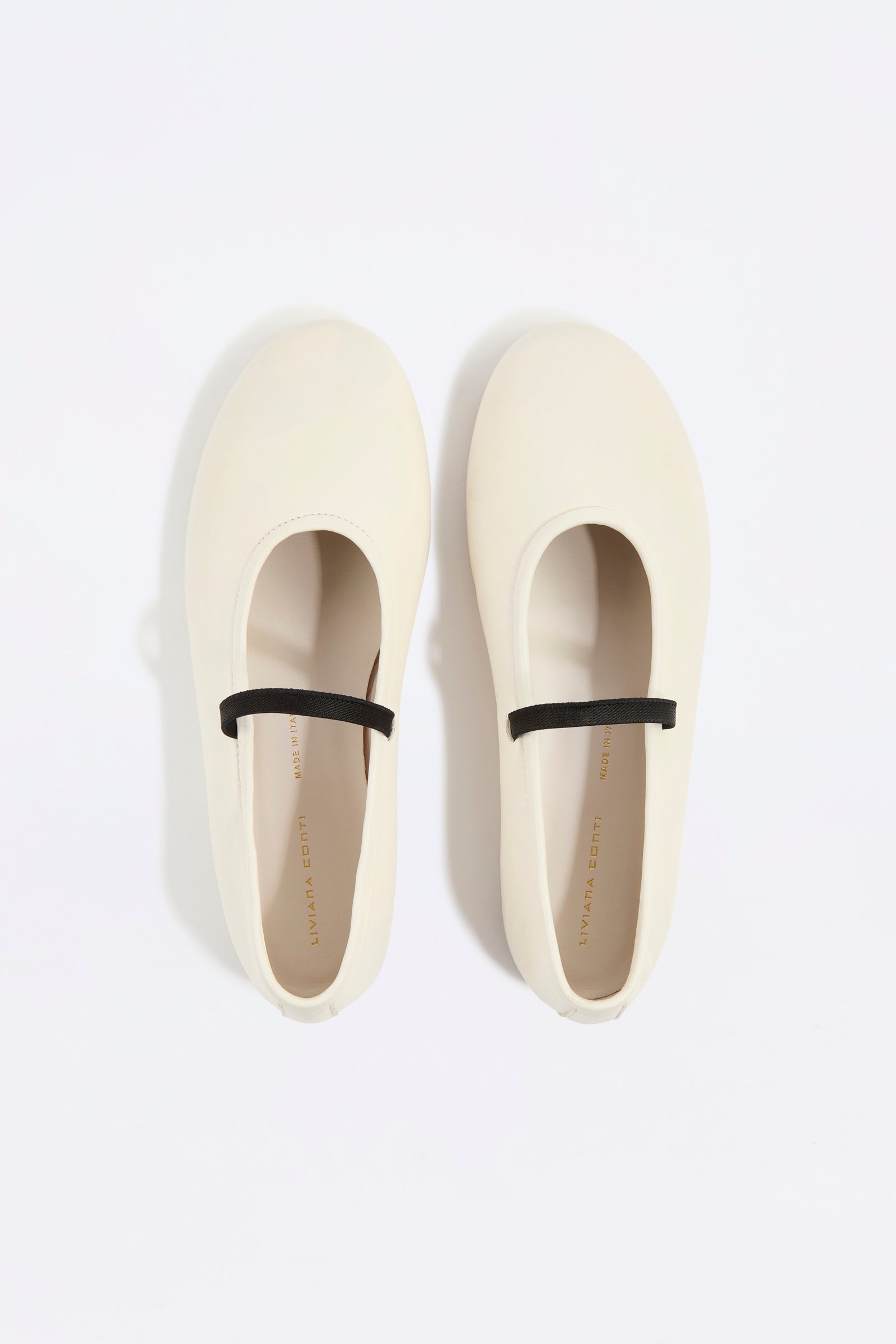 BALLET FLAT WITH ELASTIC STRAP