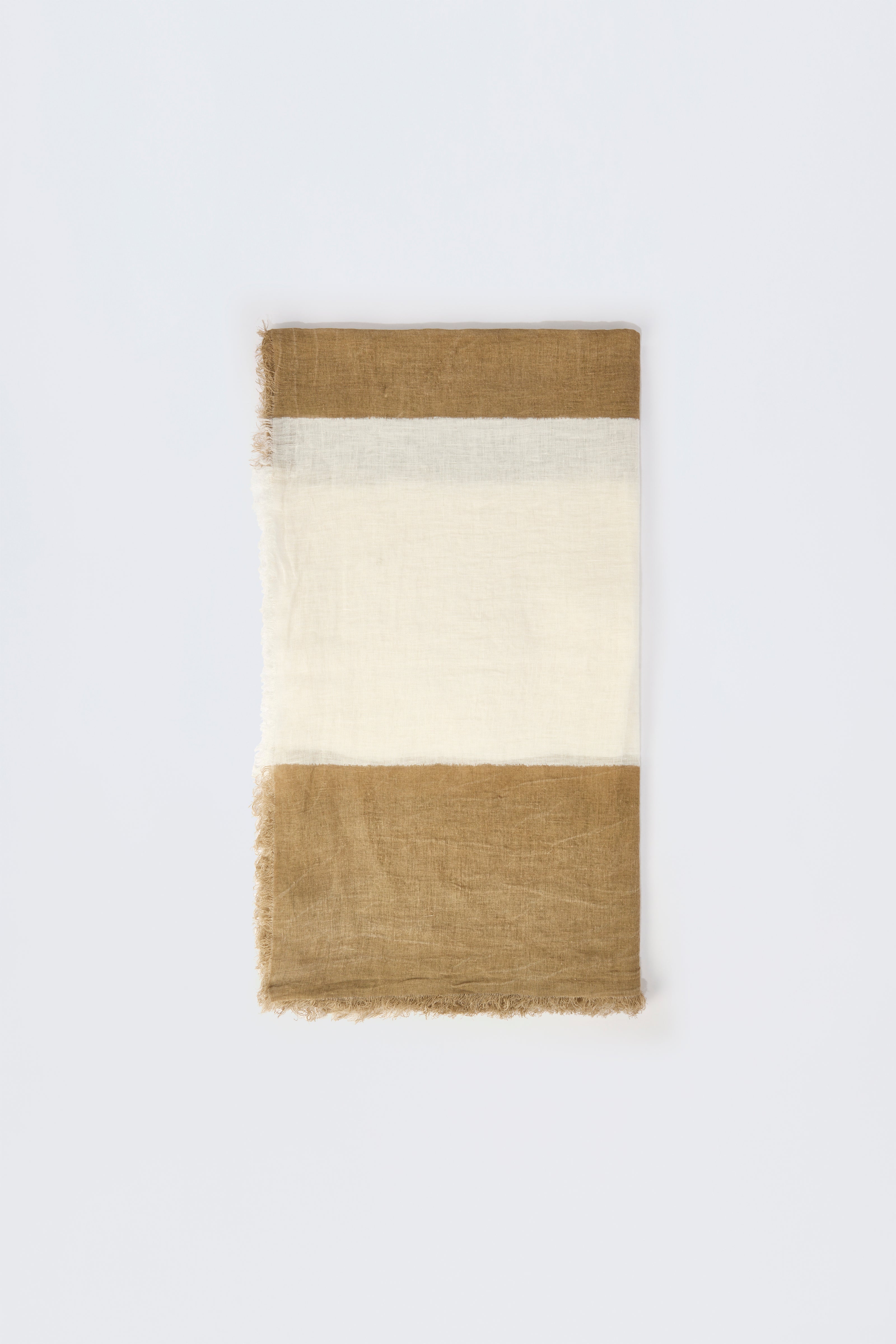 BRUSHSTROKE PATTERN SCARF