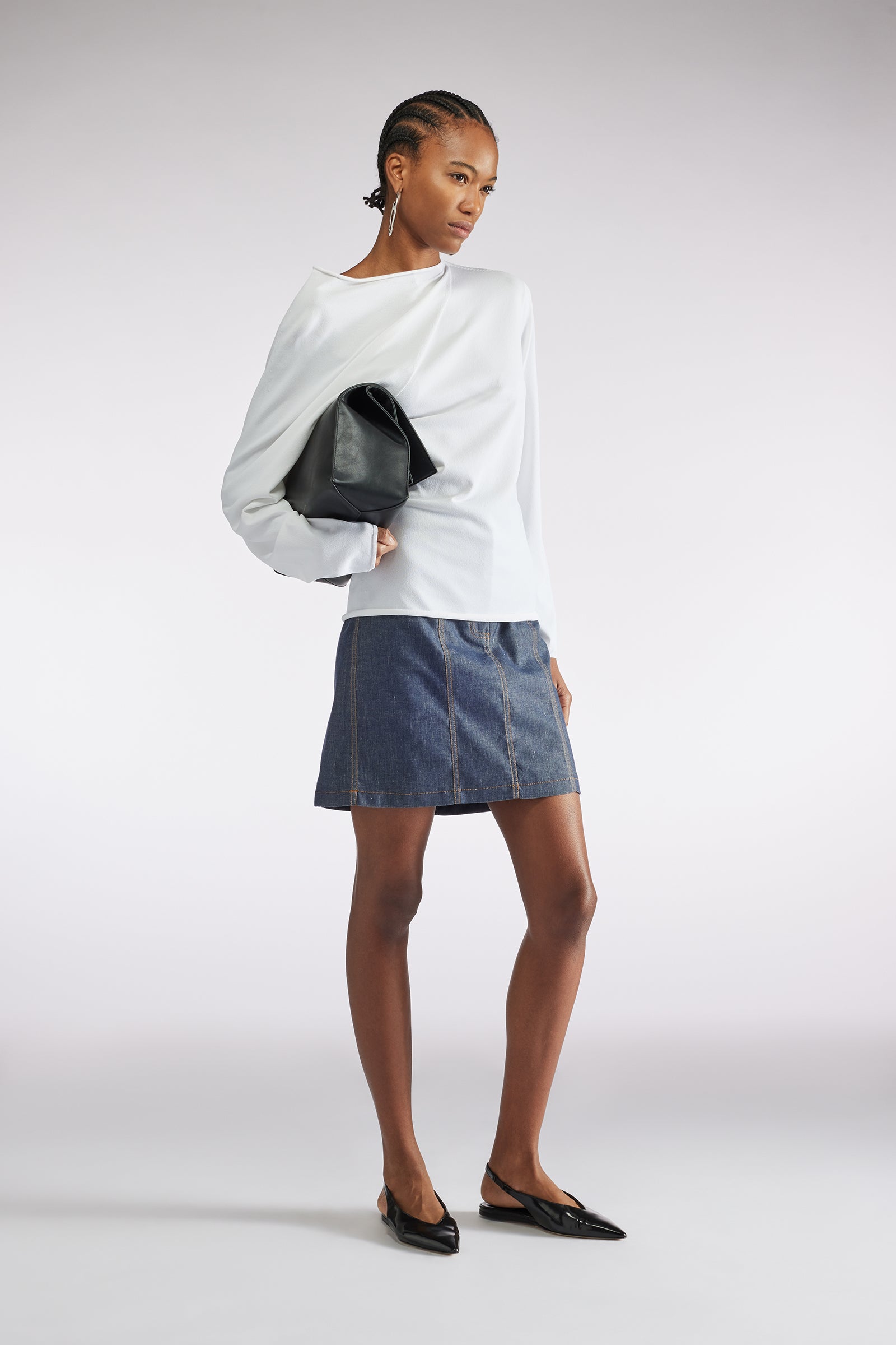 DRAPED SWEATER