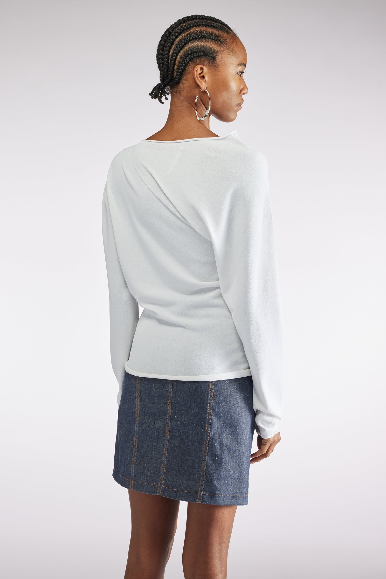DRAPED SWEATER