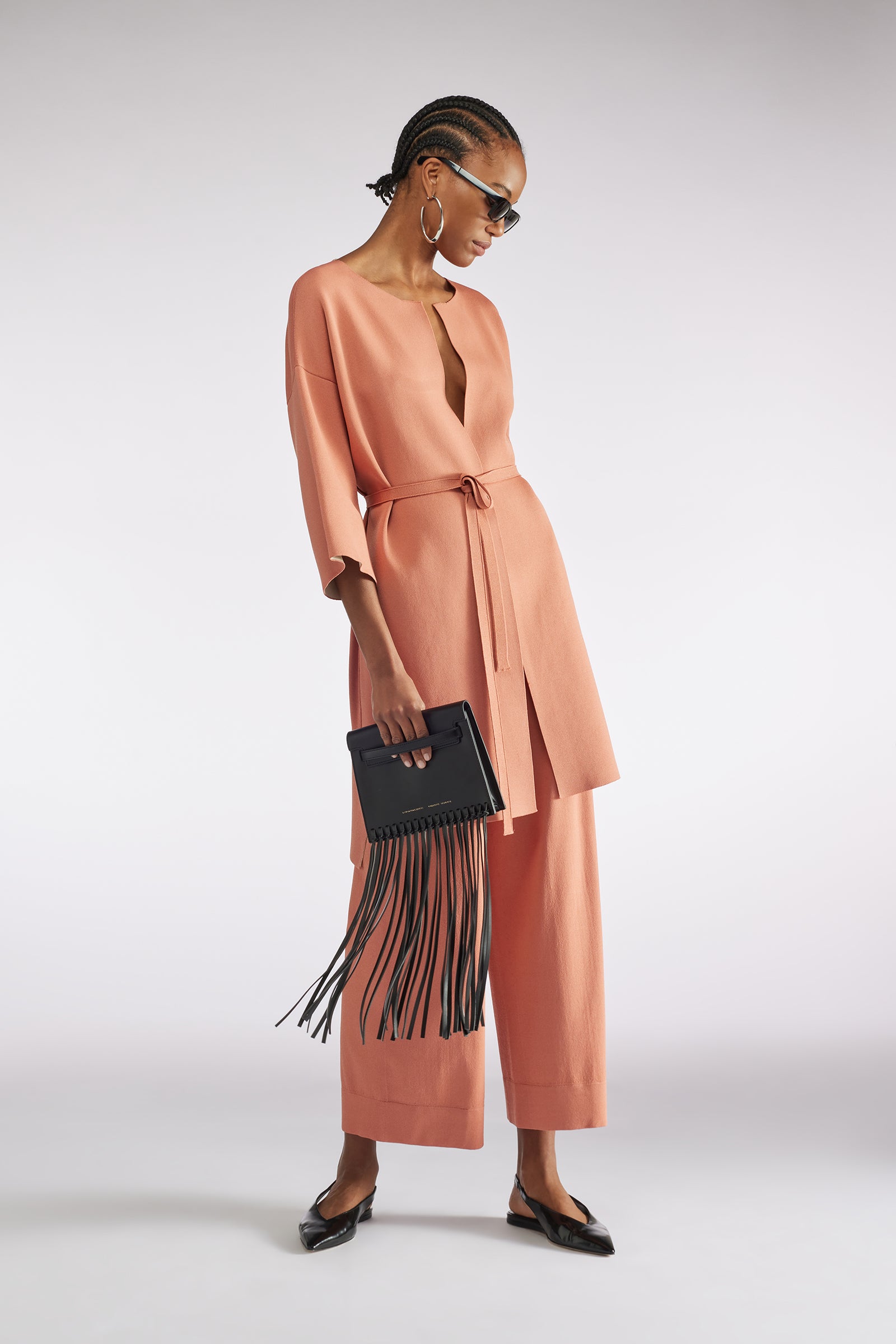 CARDIGAN CON CINTURA