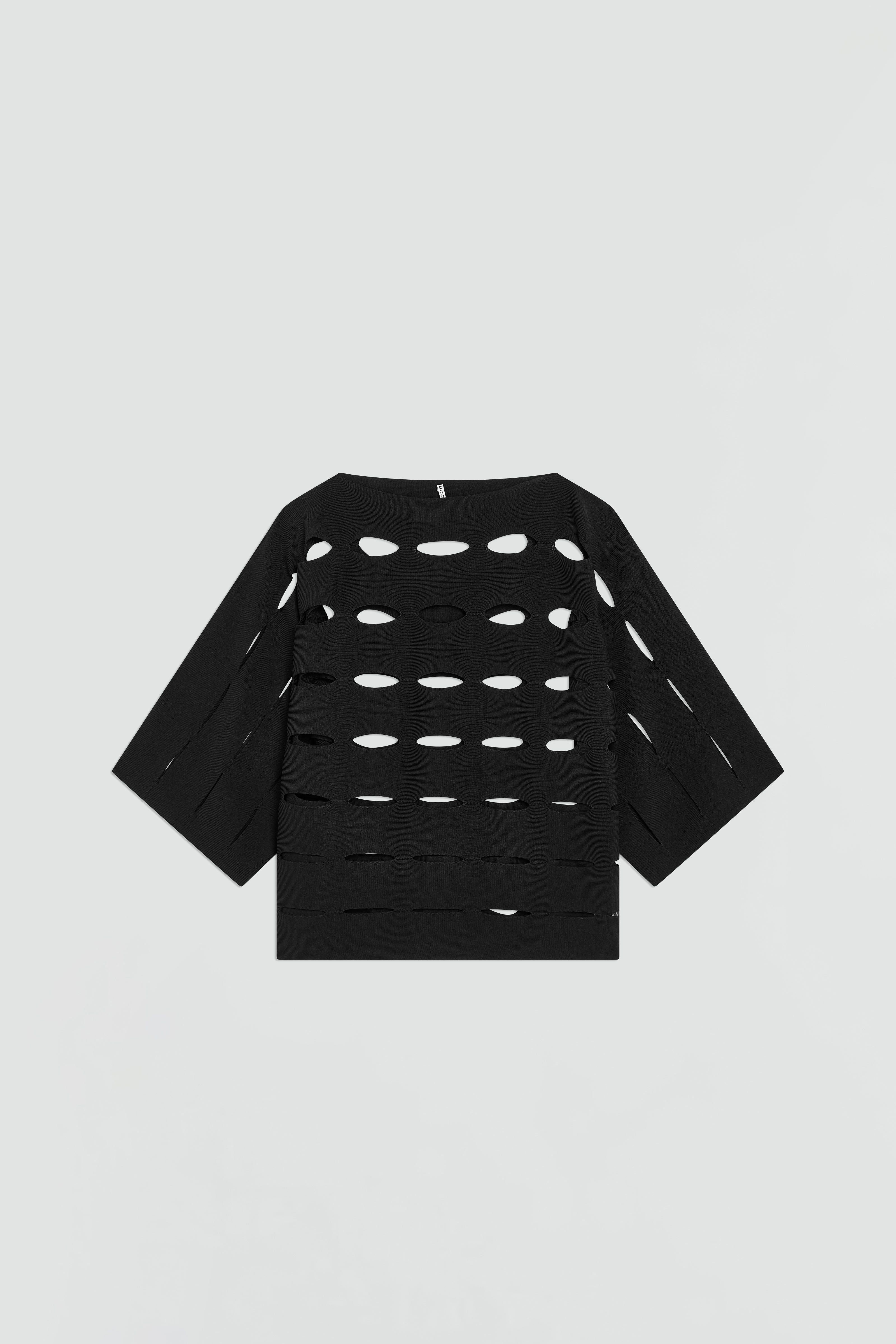 MAGLIA OVER TRAFORATA
