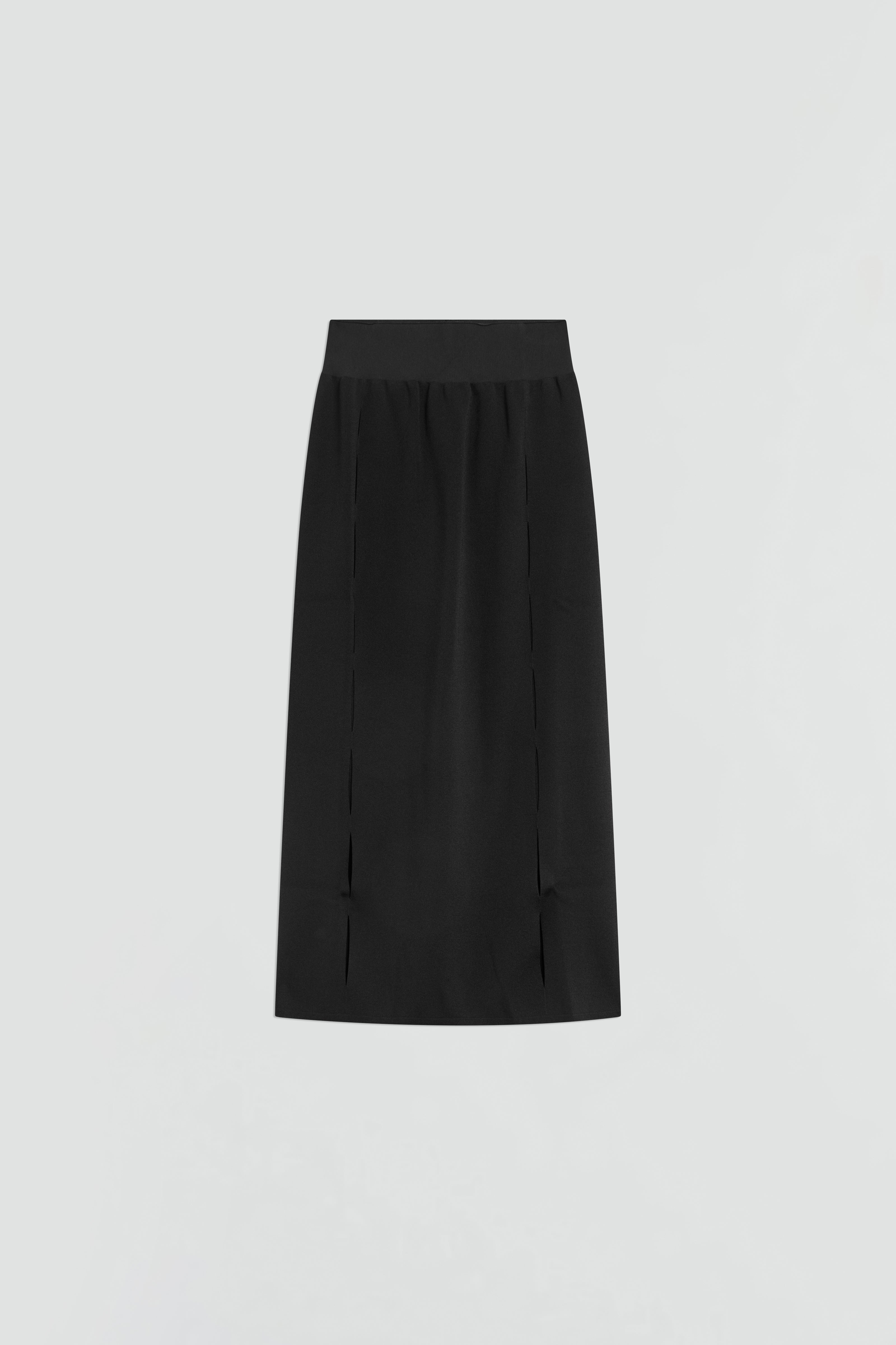 OPENWORK MIDI SKIRT