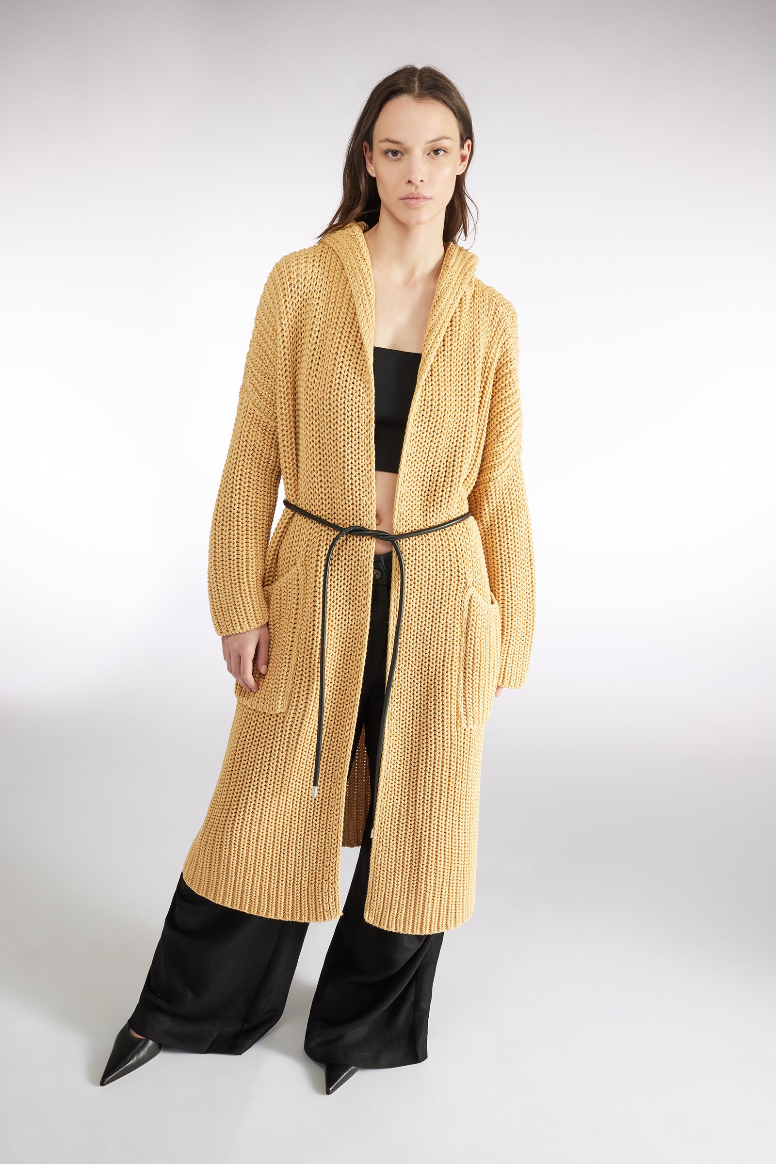 LIVIANA CONTI 売れ筋商品|||リビアナコンティ ニット&セーター アウター レディース Sweaters Orange Women's Knitwear: Cardigans, Tops & Vests | Spring/Summer