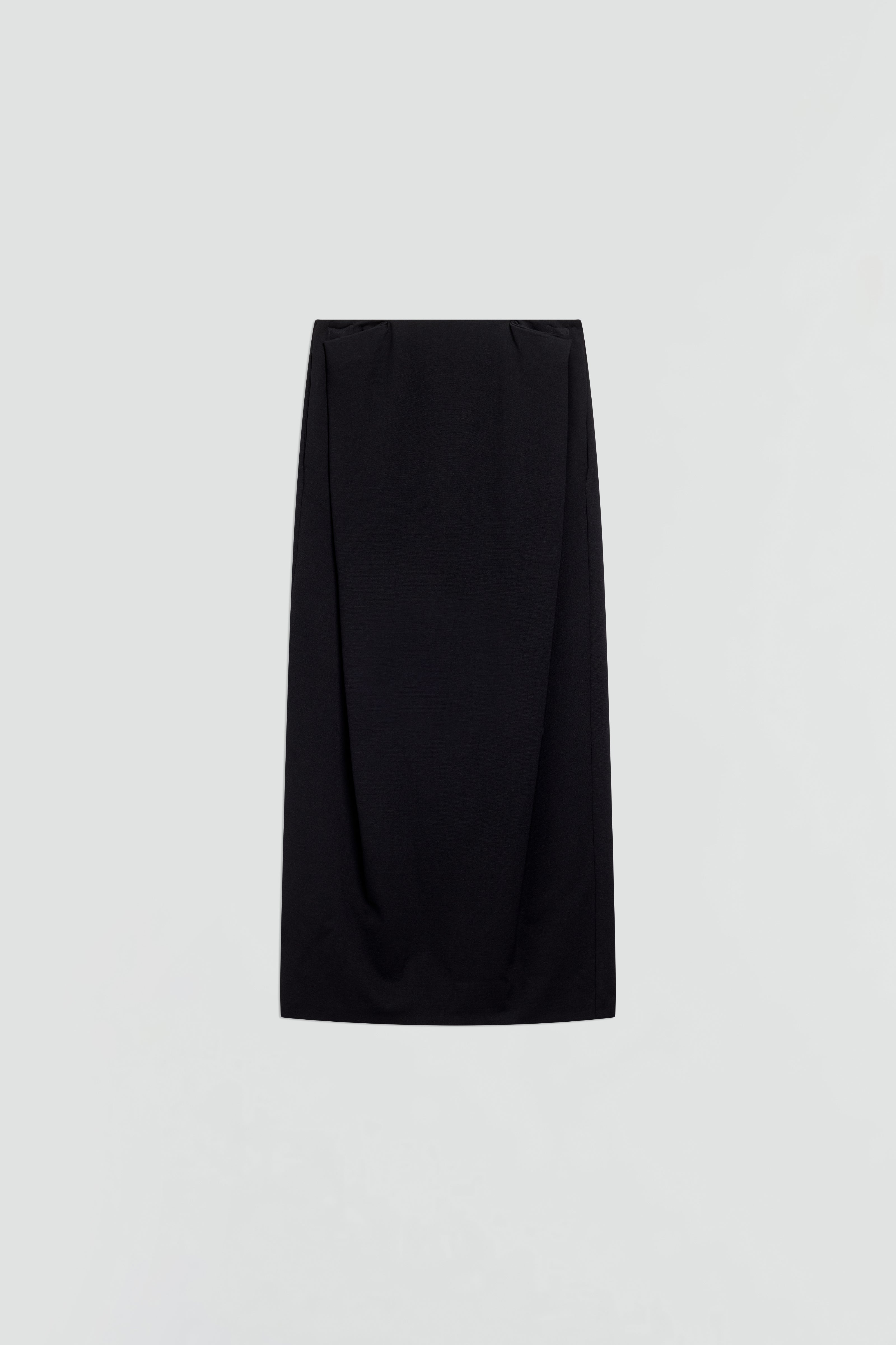 DRAPED WAIST SKIRT