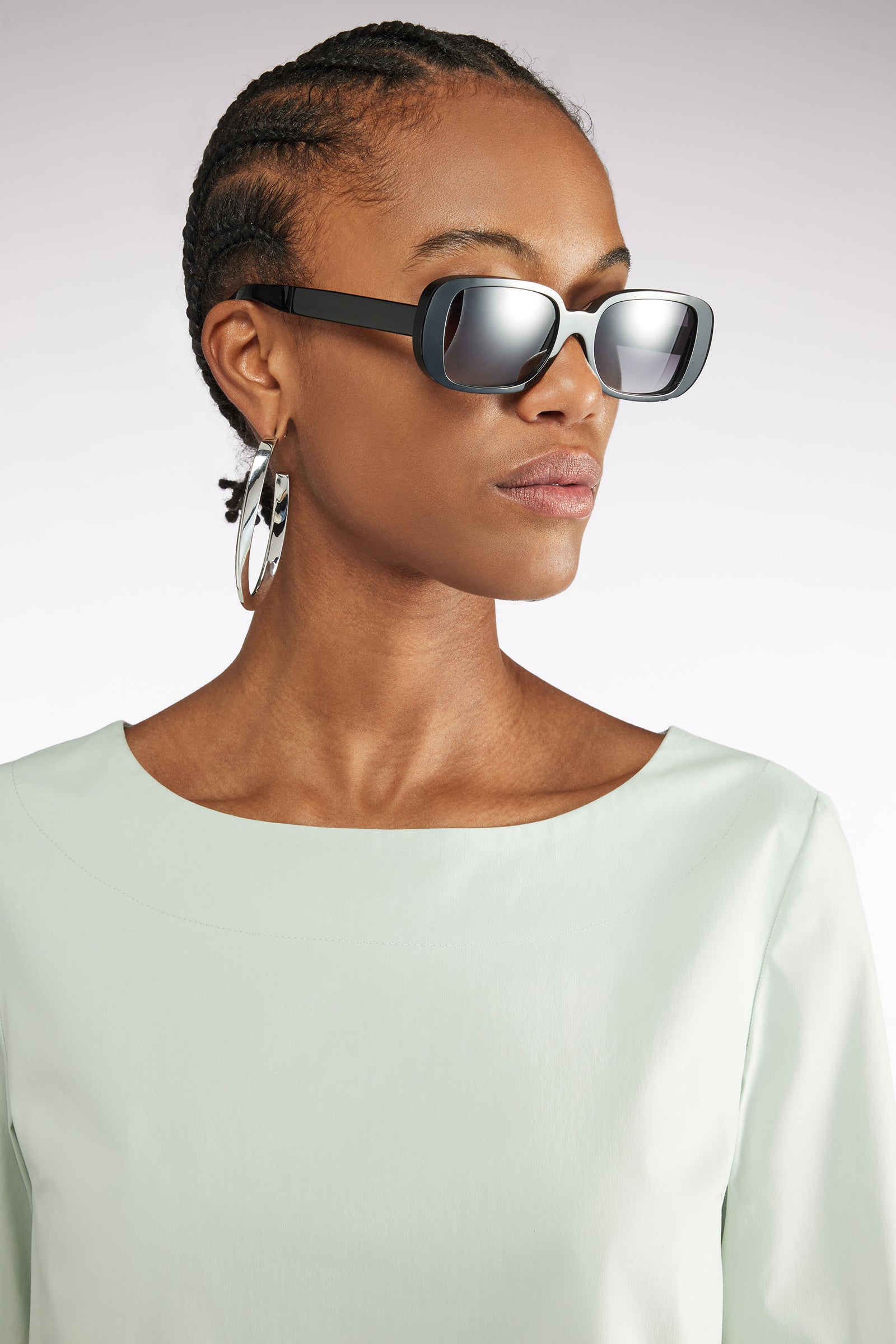 BLOUSE WITH YOKE