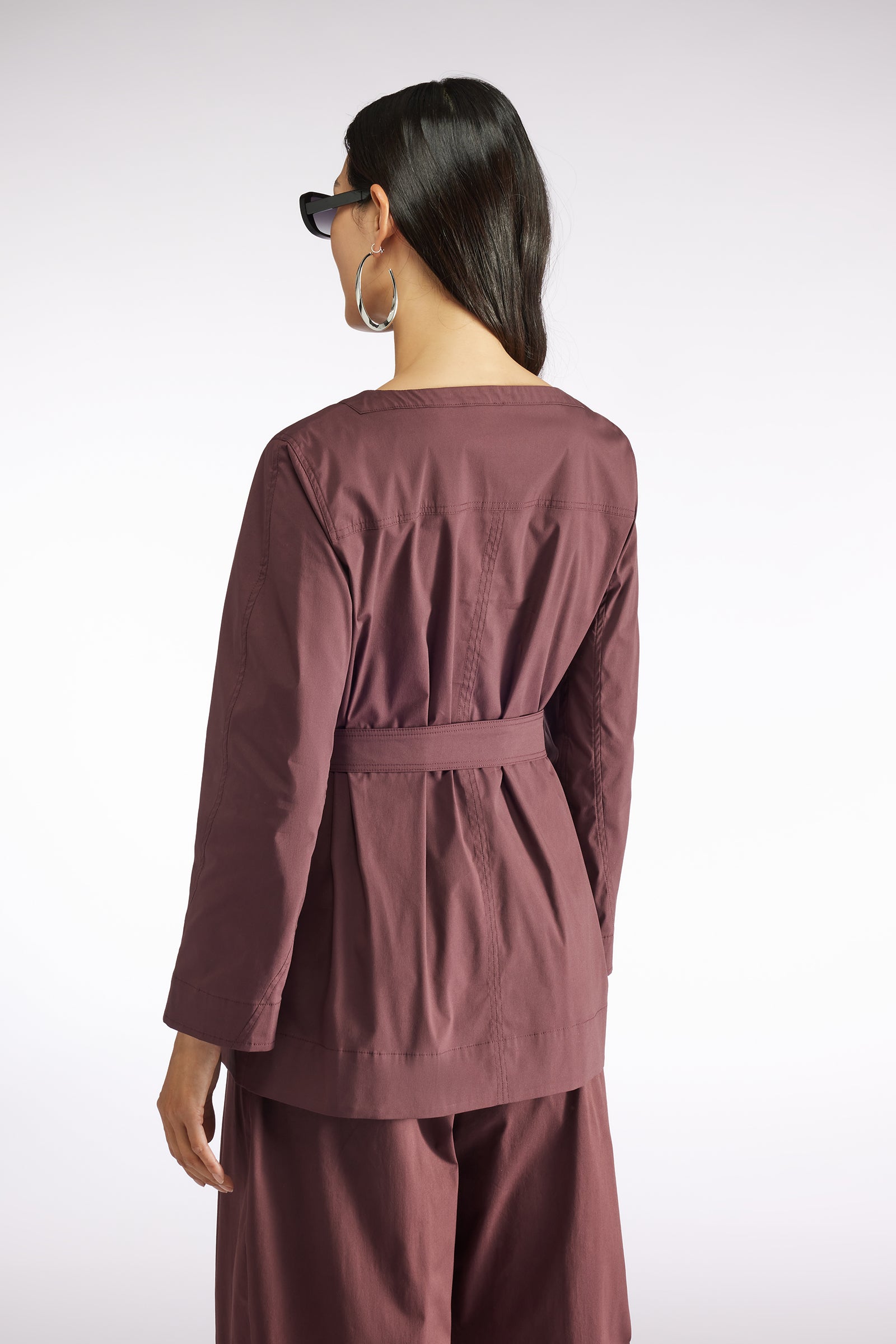 BLUSA CON CINTURA