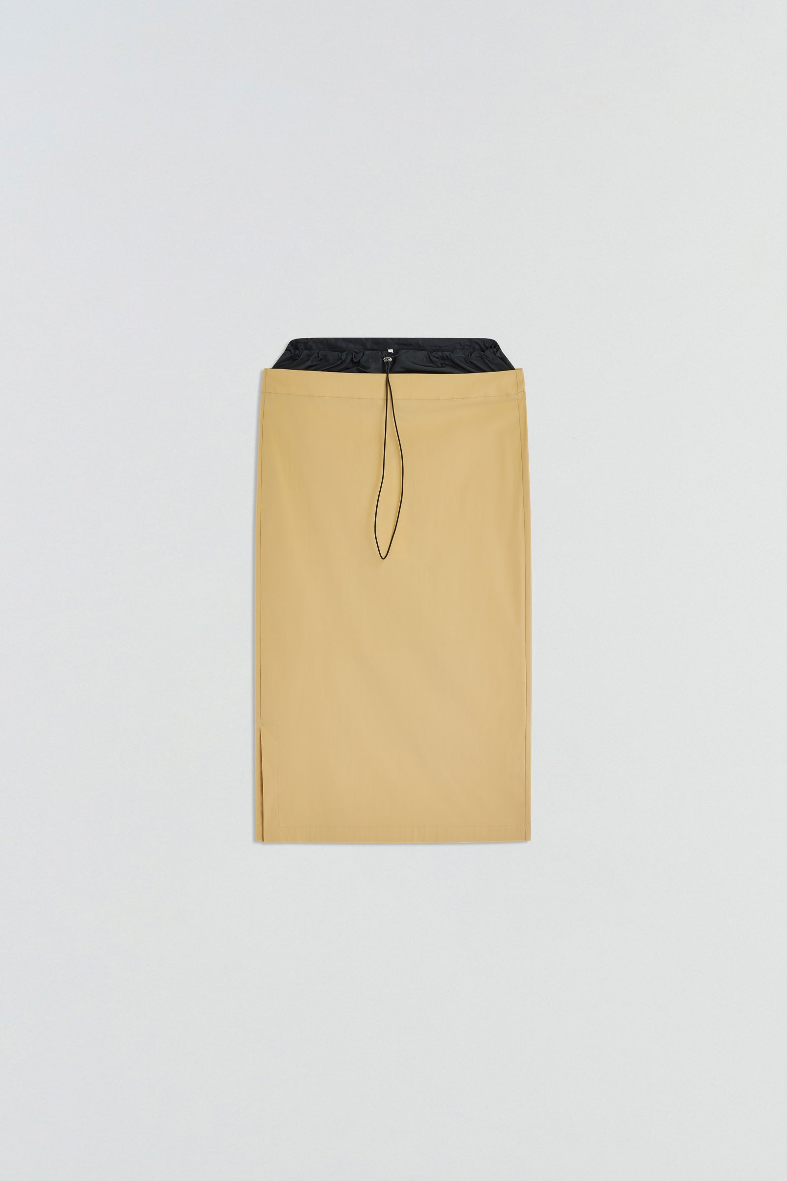 MIDI SKIRT WITH DOUBLE WAIST