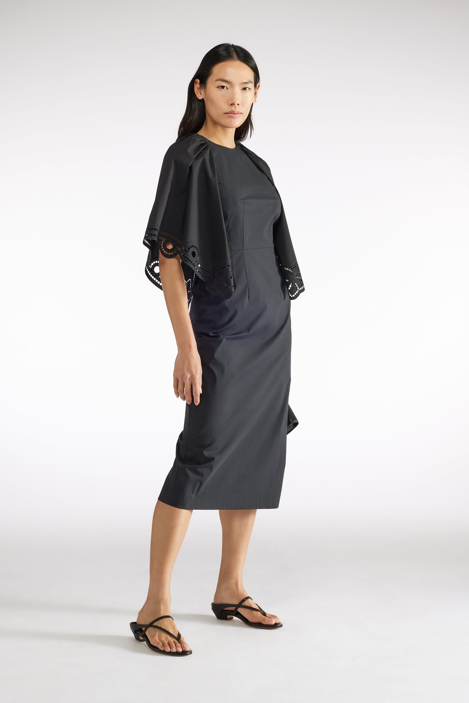 Pizzo Vestito Fiori Ricamati ABITO RICAMO PIZZO SANGALLO Liviana Conti