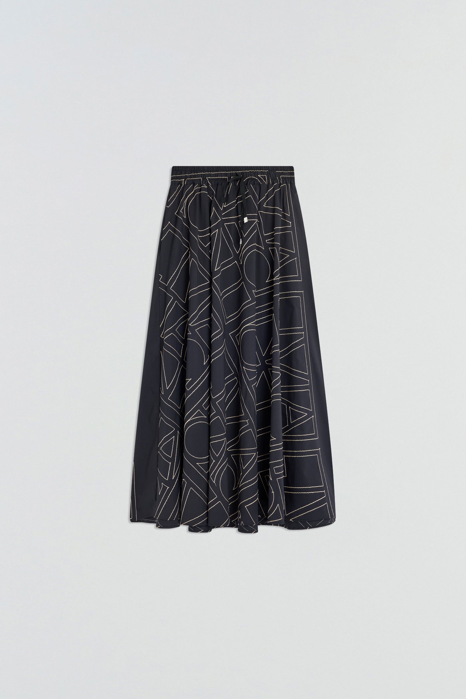 LOGO-EMBROIDERED SKIRT