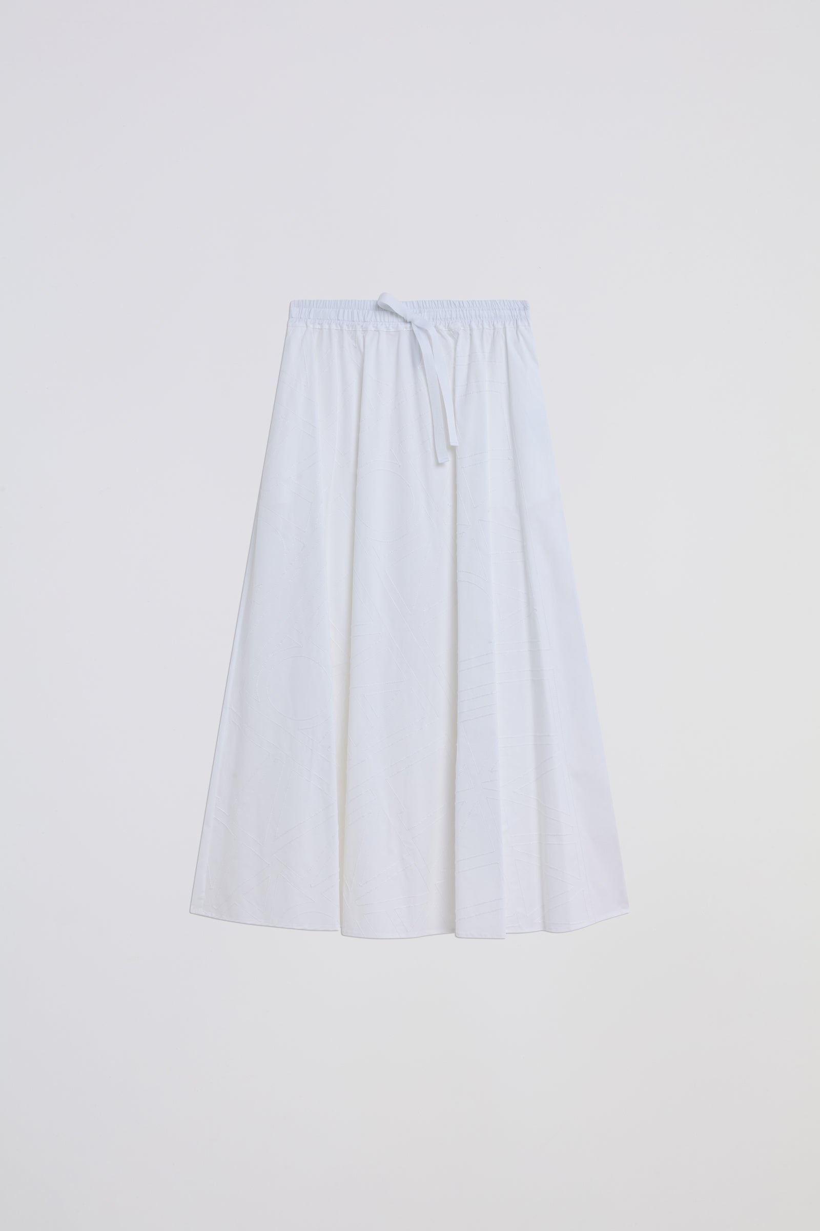 LOGO-EMBROIDERED SKIRT