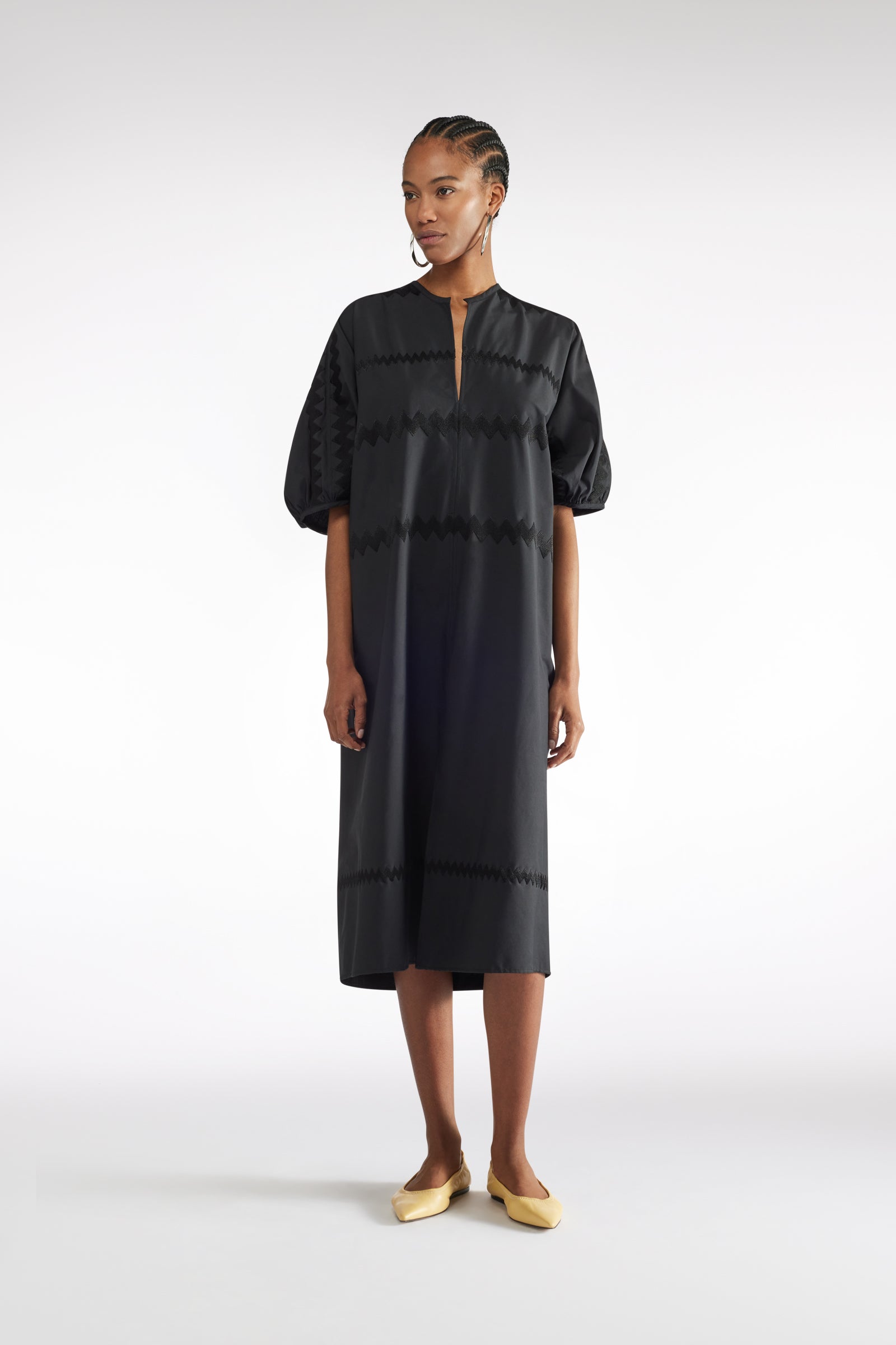 ETHNIC-EMBROIDERED DRESS