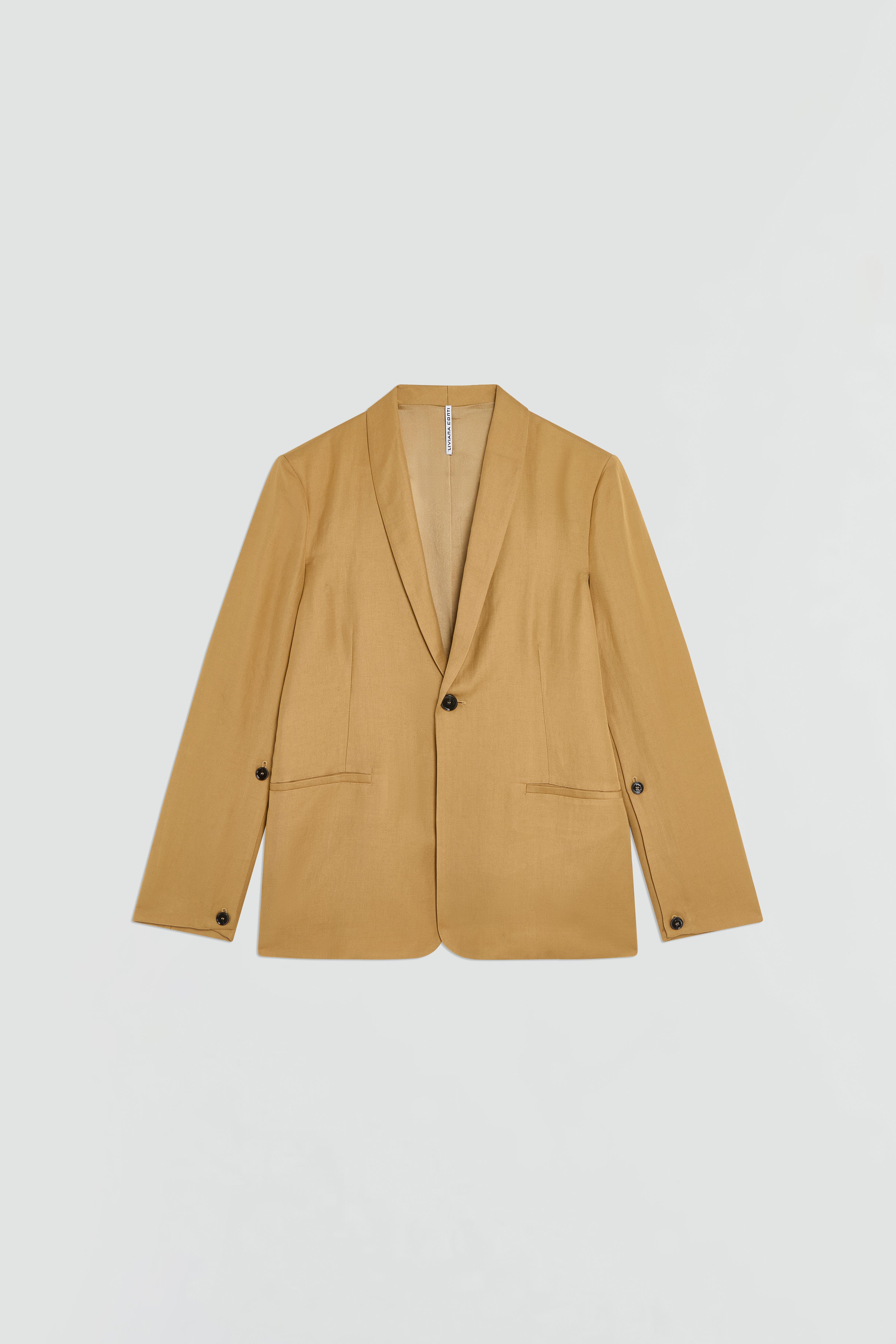 BLAZER IN LINEN-VISCOSE