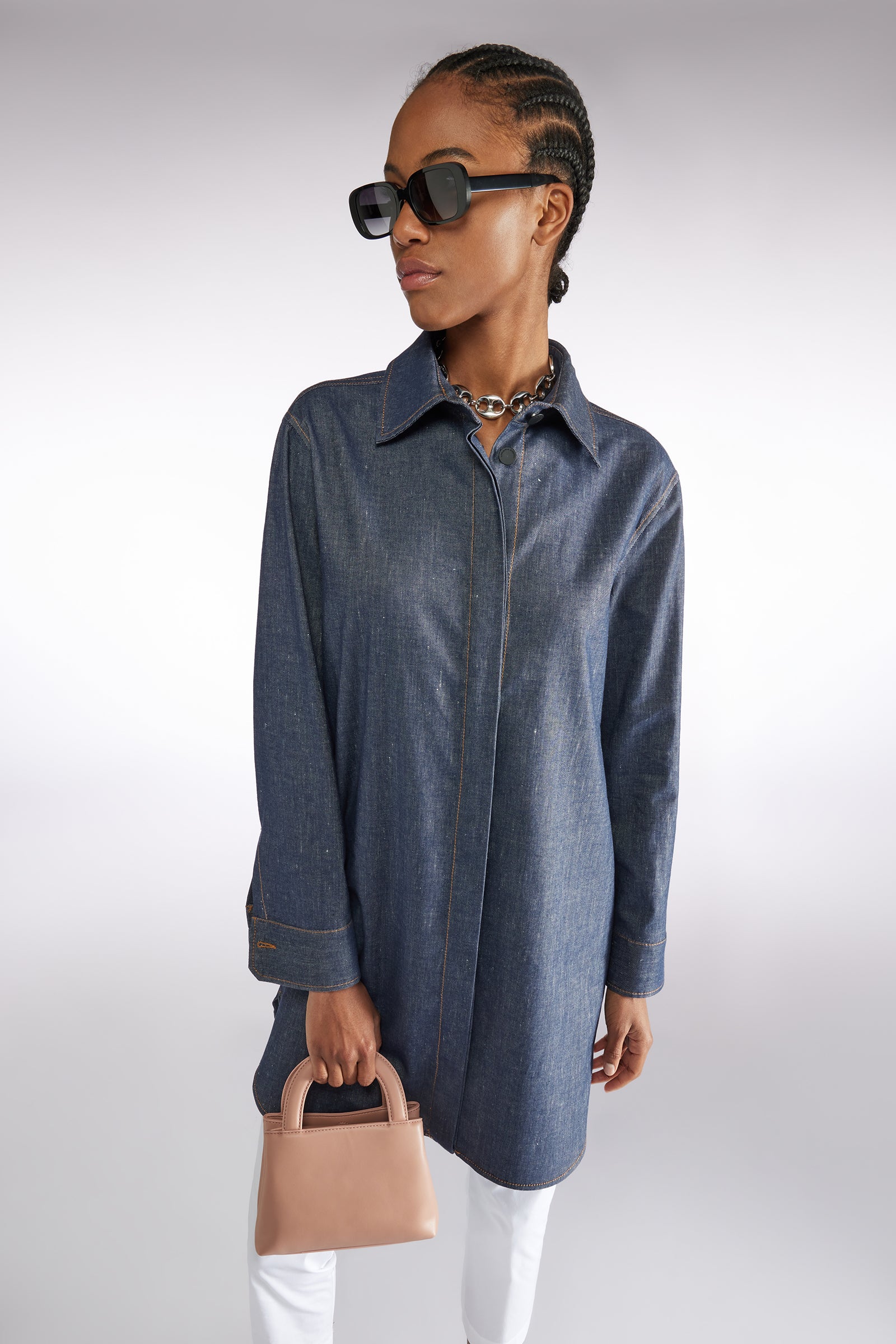 DENIM CANVAS SHIRT