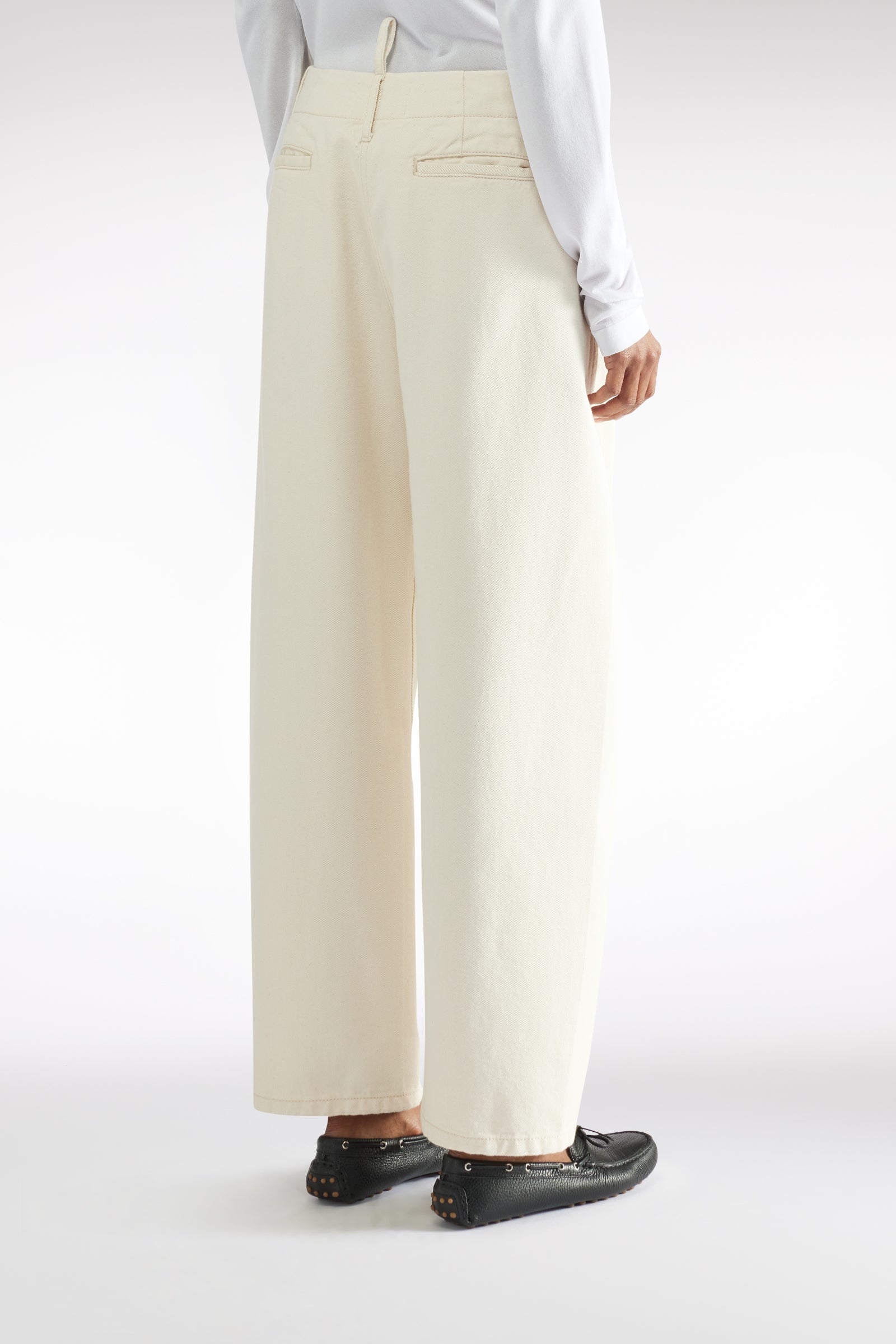 PANTALONE IN BULL DI COTONE