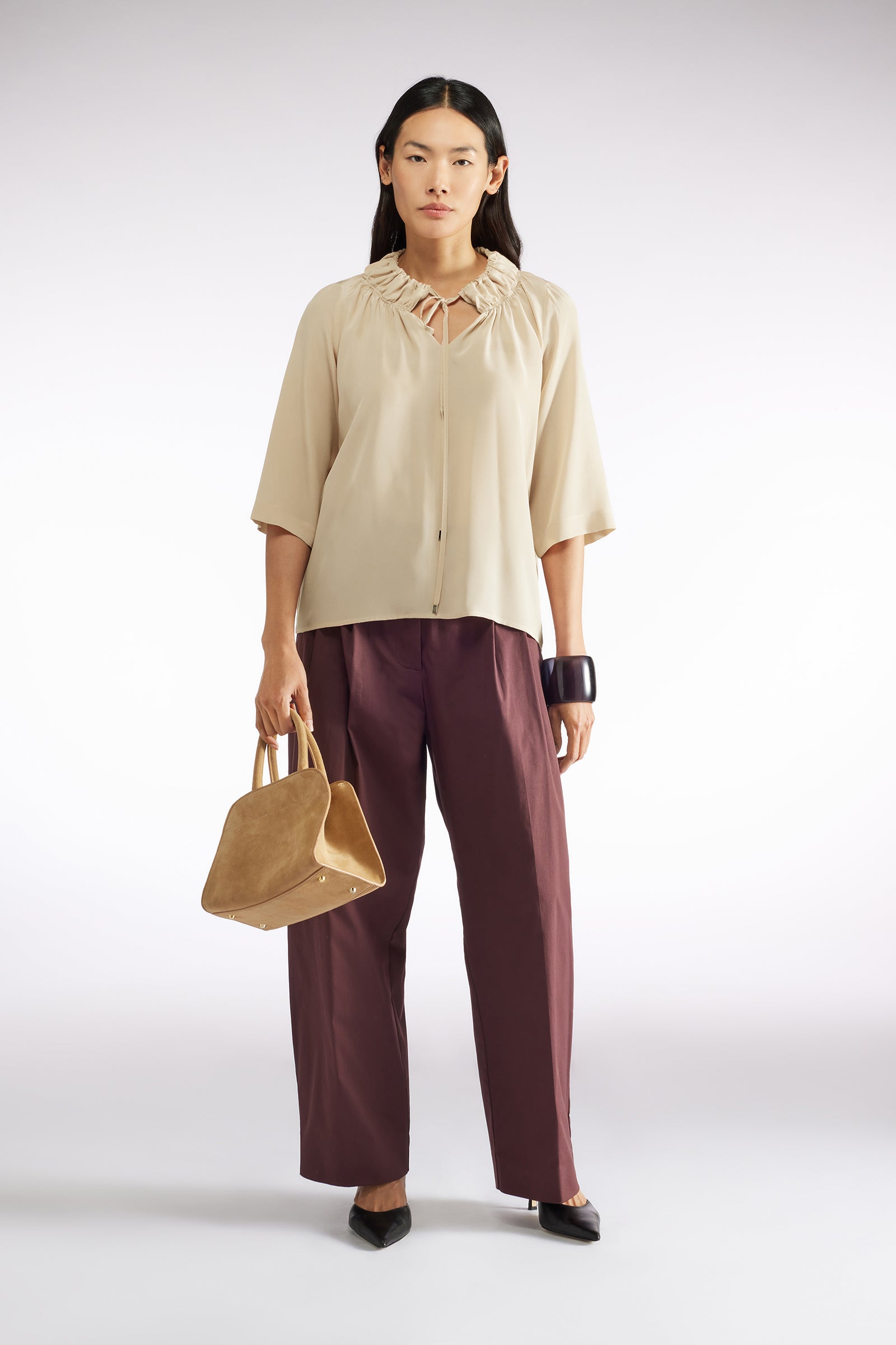 100% SILK BLOUSE