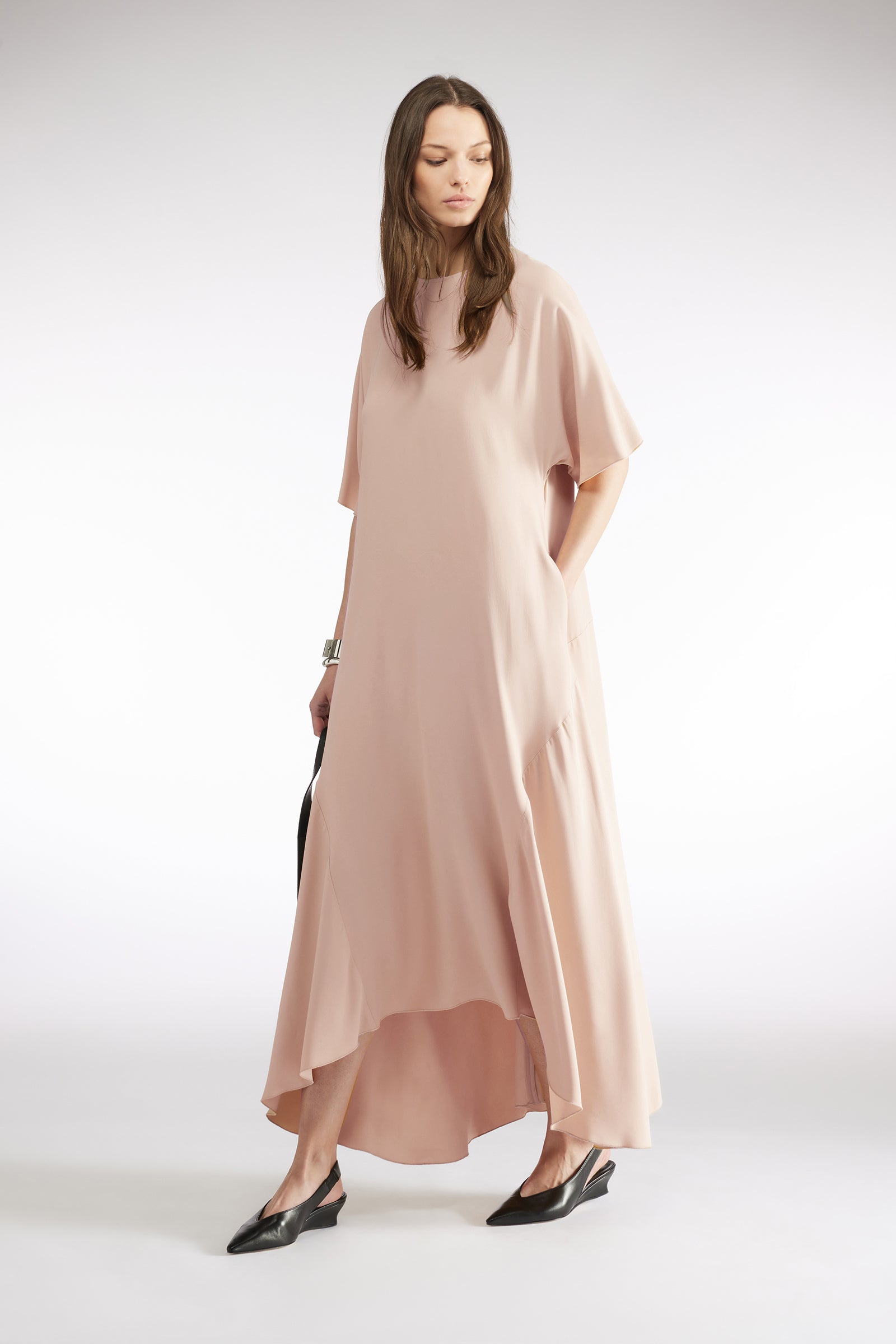 KIMONO SLEEVE DRESS