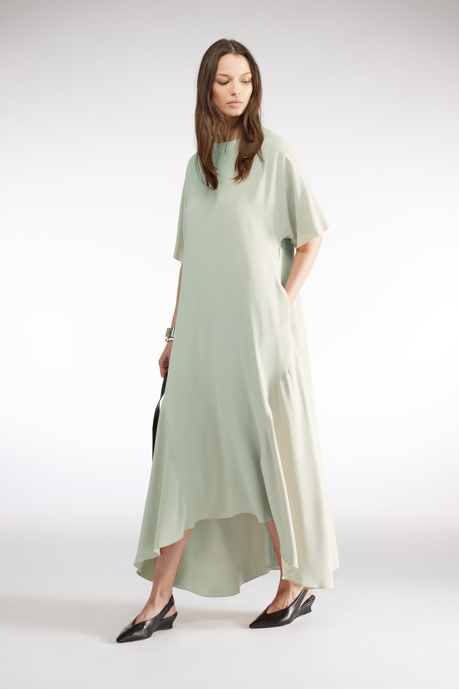 KIMONO SLEEVE DRESS