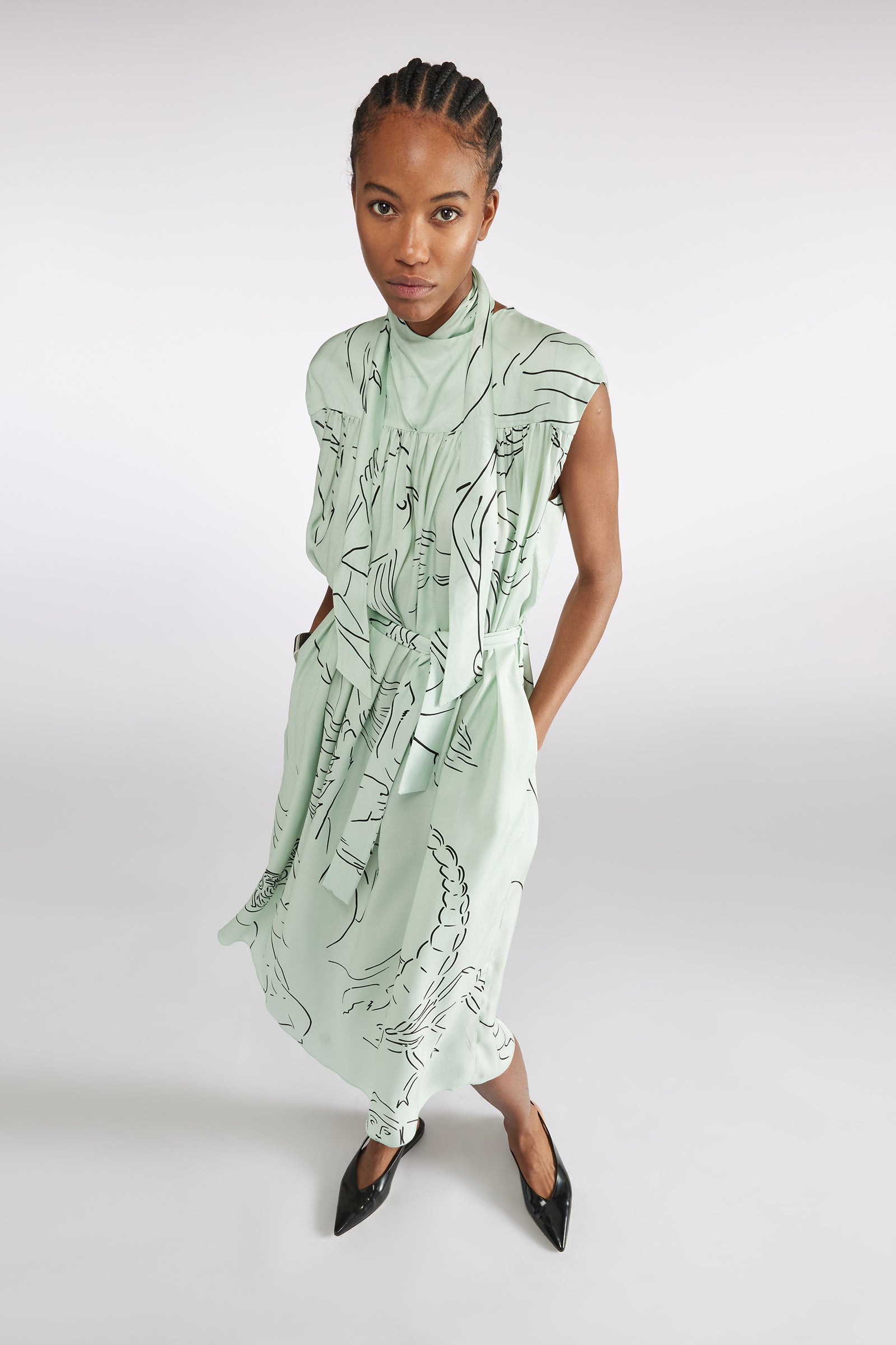 ZODIAC PRINT DRESS