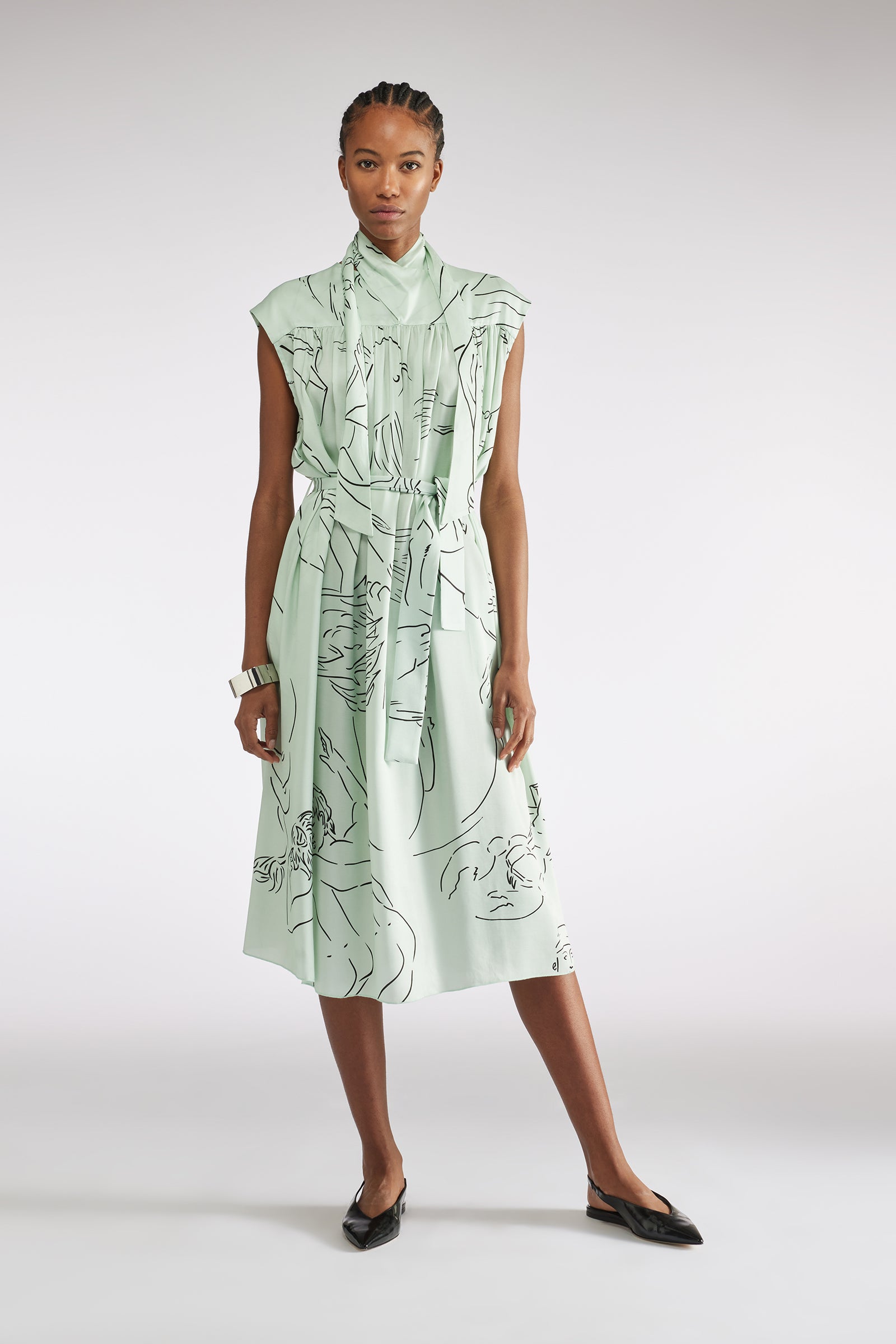 ZODIAC PRINT DRESS