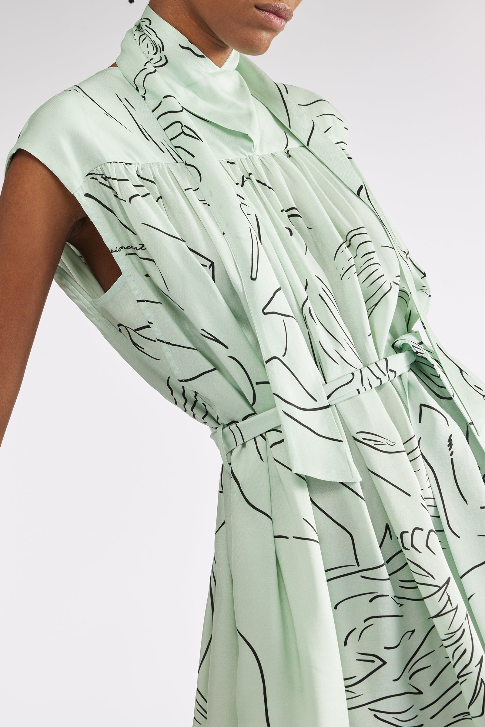 ZODIAC PRINT DRESS