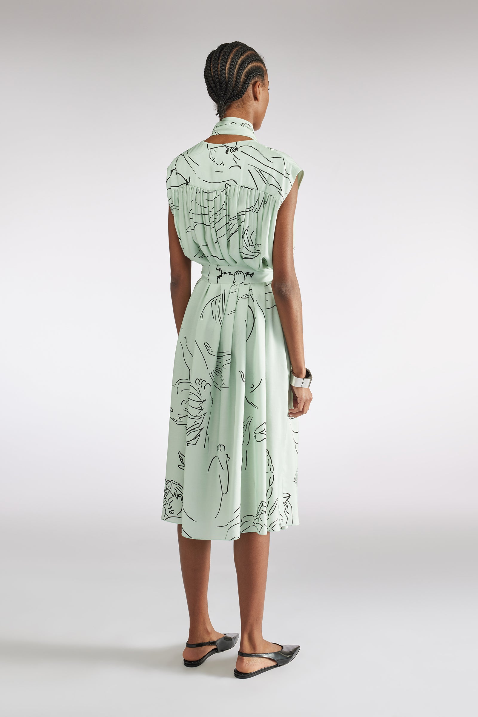 ZODIAC PRINT DRESS