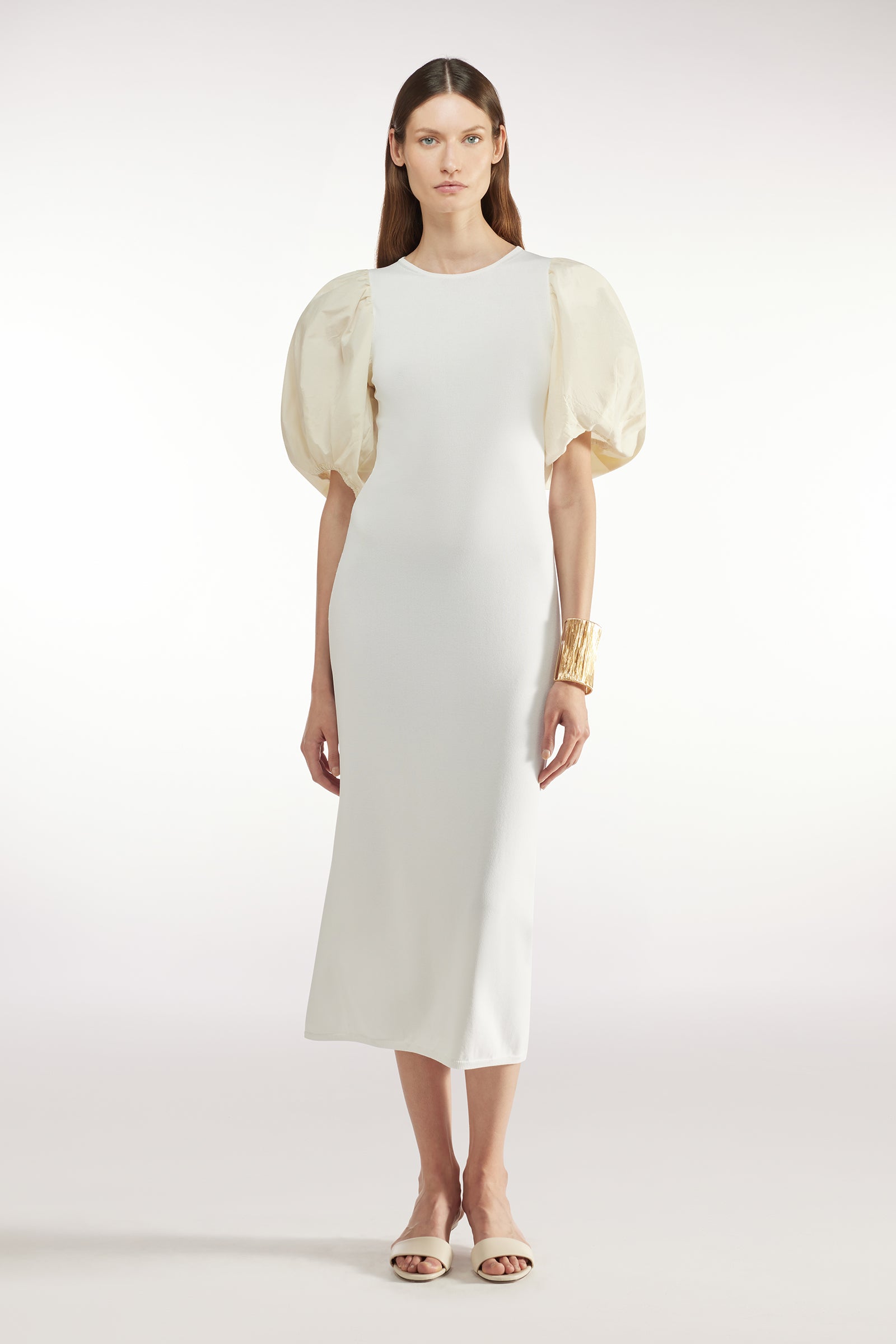 ワンピース LIVIANA CONTI Woman Dress White F5SK30 A01-0 Elegant winter dresses and jumpsuits on sale | liviana conti