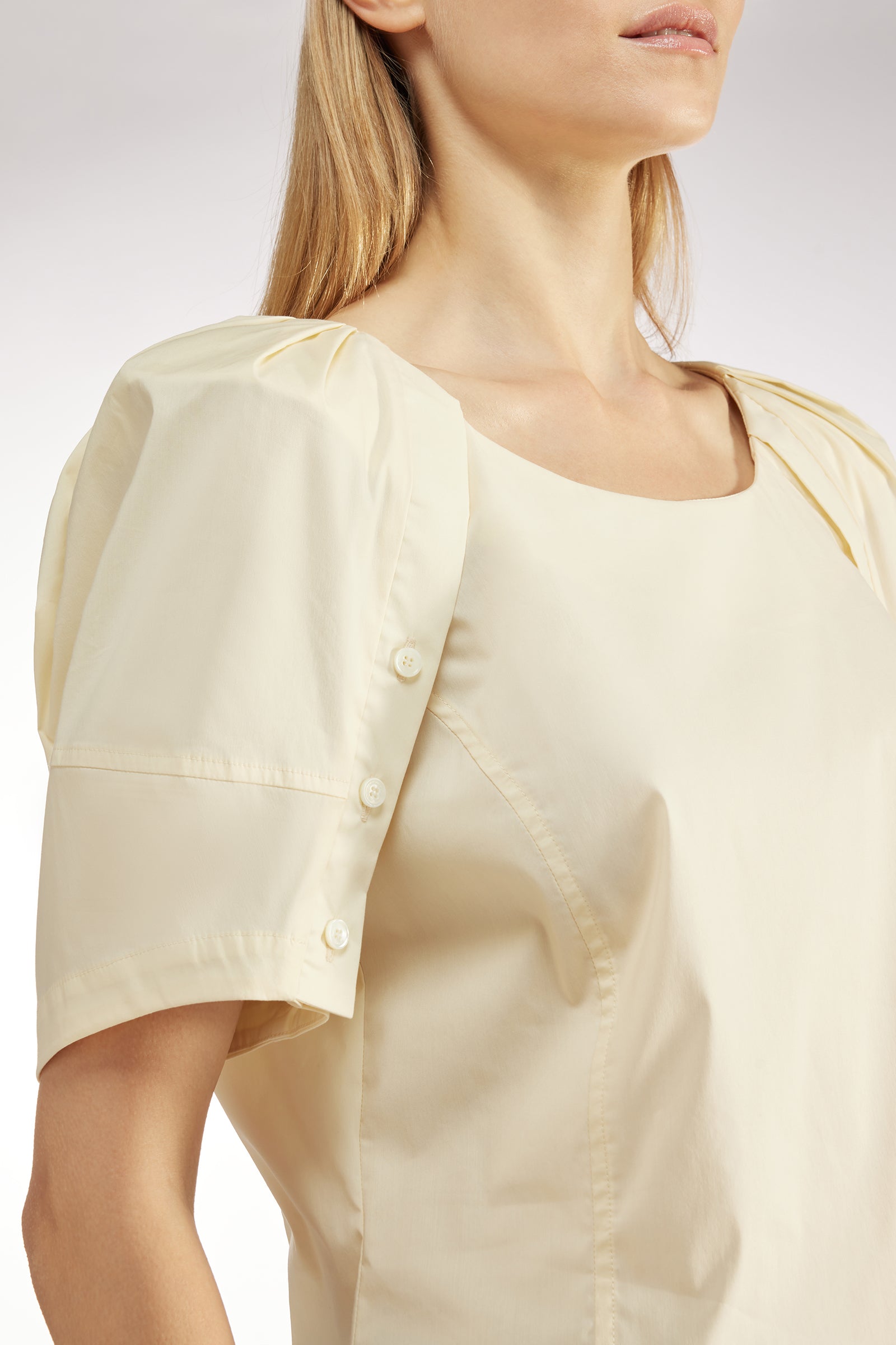 トップス MARGAUX volume sleeve cut and sew MARGAUX BLOUSE | Liviana Conti