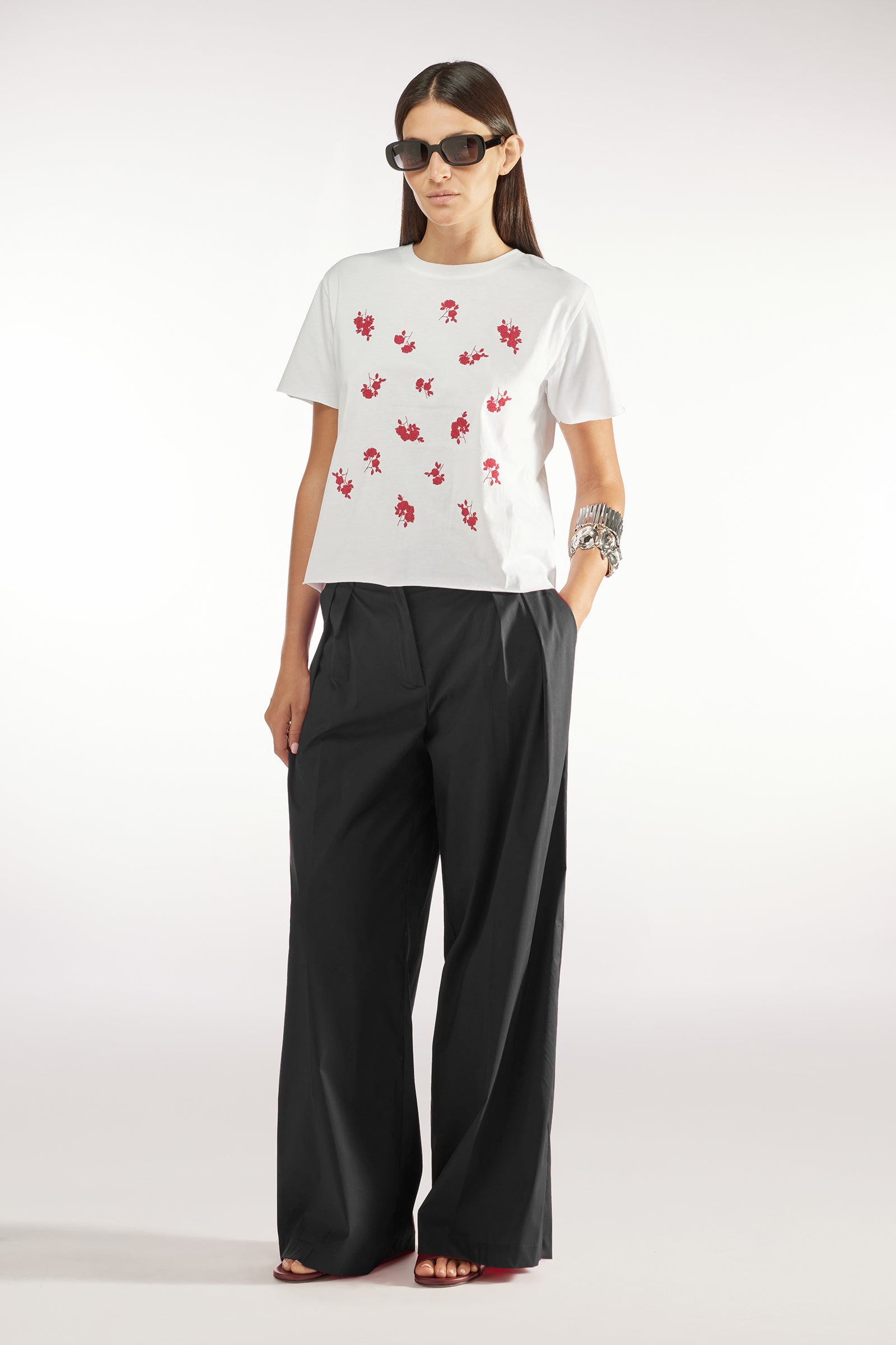 パンツ LIVIANA CONTI Woman Pants Black F5SK93 RIC-4 Women's Lightweight & Summer Pants | Liviana Conti