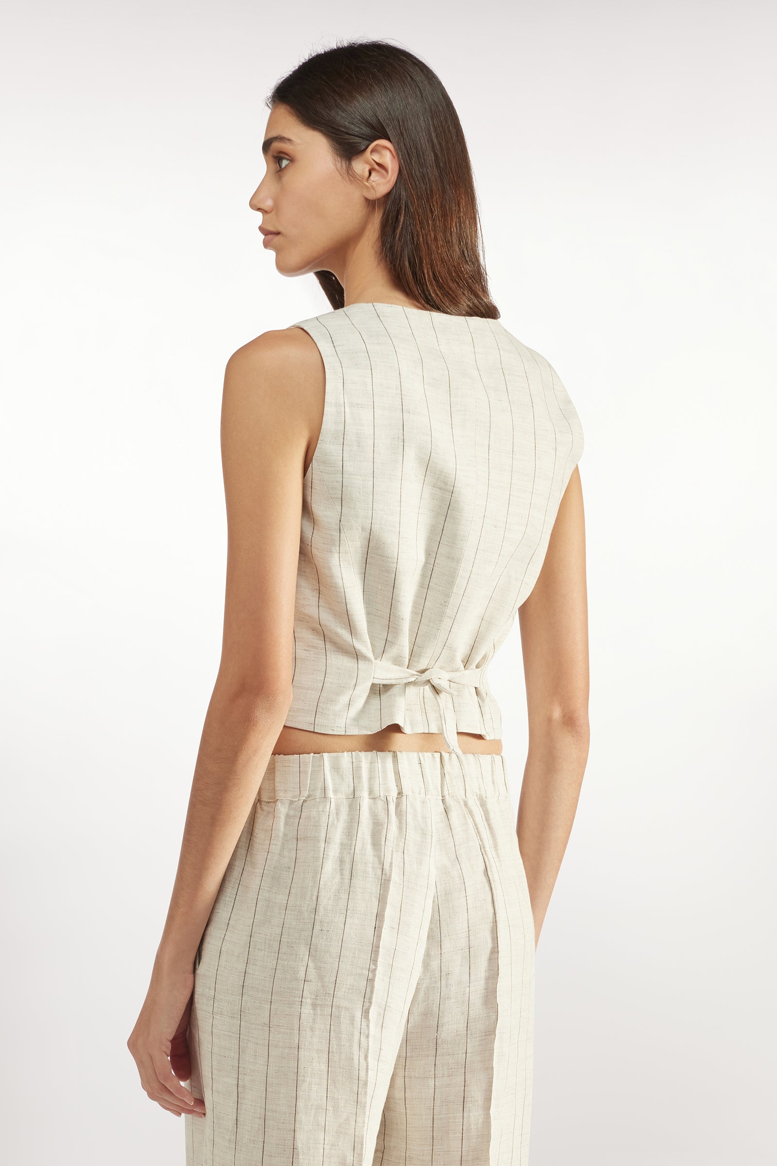 Confezione 3 Gilet Cotone Donna Bianco Taglie S-xl Pack Da 3 Canottiere Donna In Cotone - Bianco, Lavoro A Costine, Marca EU, Taglie Dalla S Alla XL Confezione 3 Gilet Donna Cotone - Foto 5