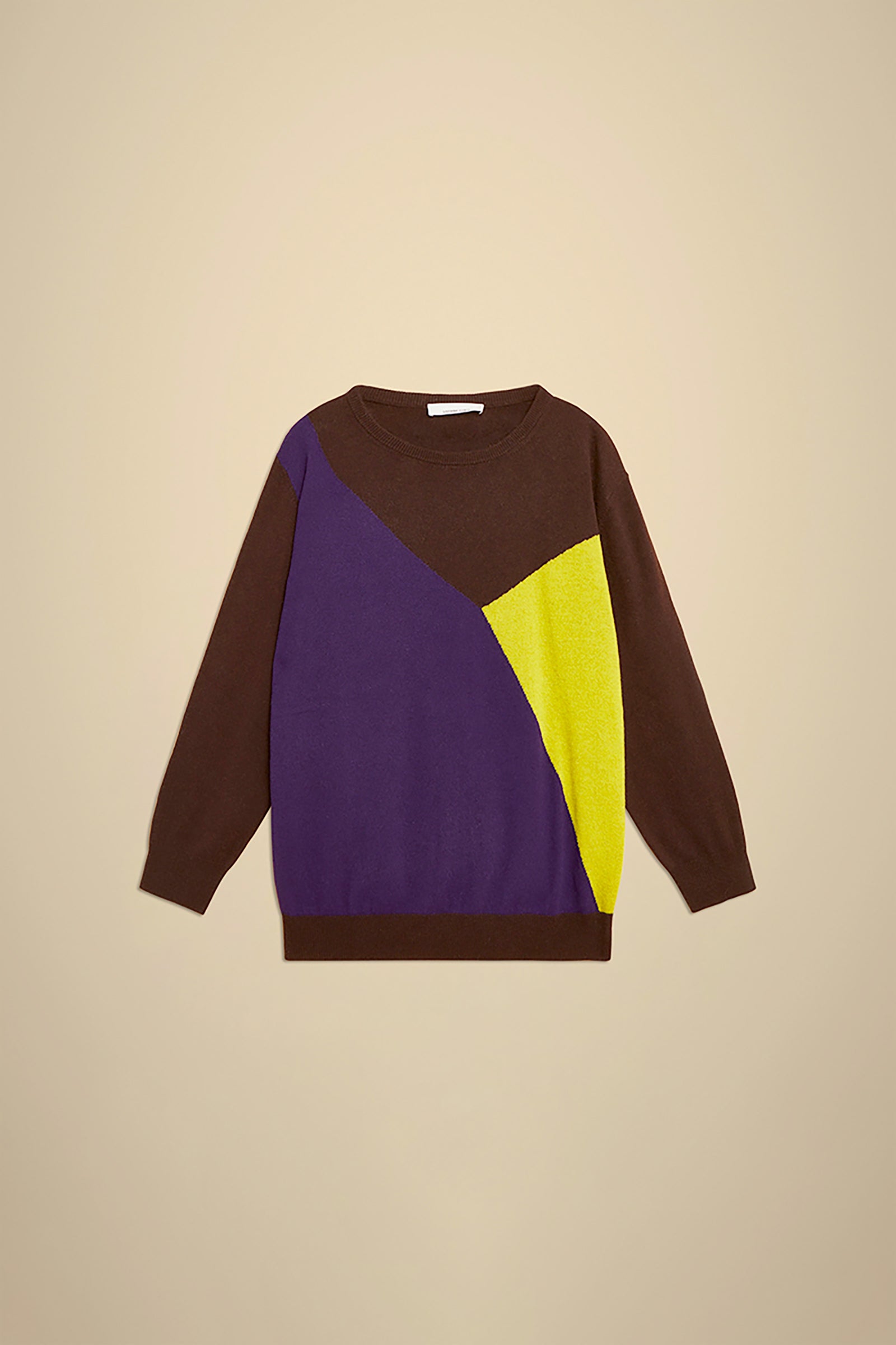 BLOCK COLOUR SWEATER