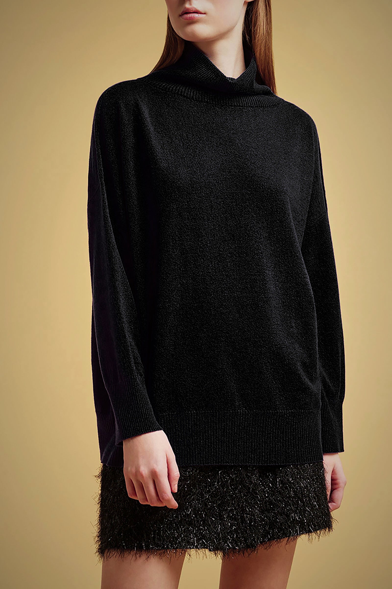 HIGH-NECK MERINO WOOL SWEATER