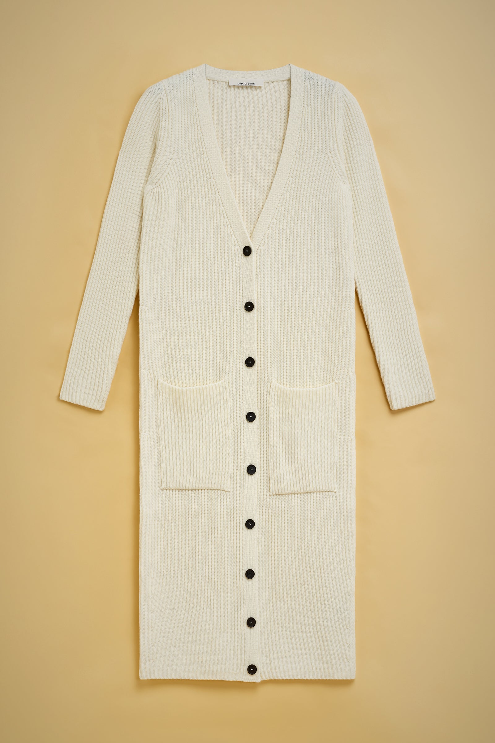 CARDIGAN LUNGO LAMBSWOOL