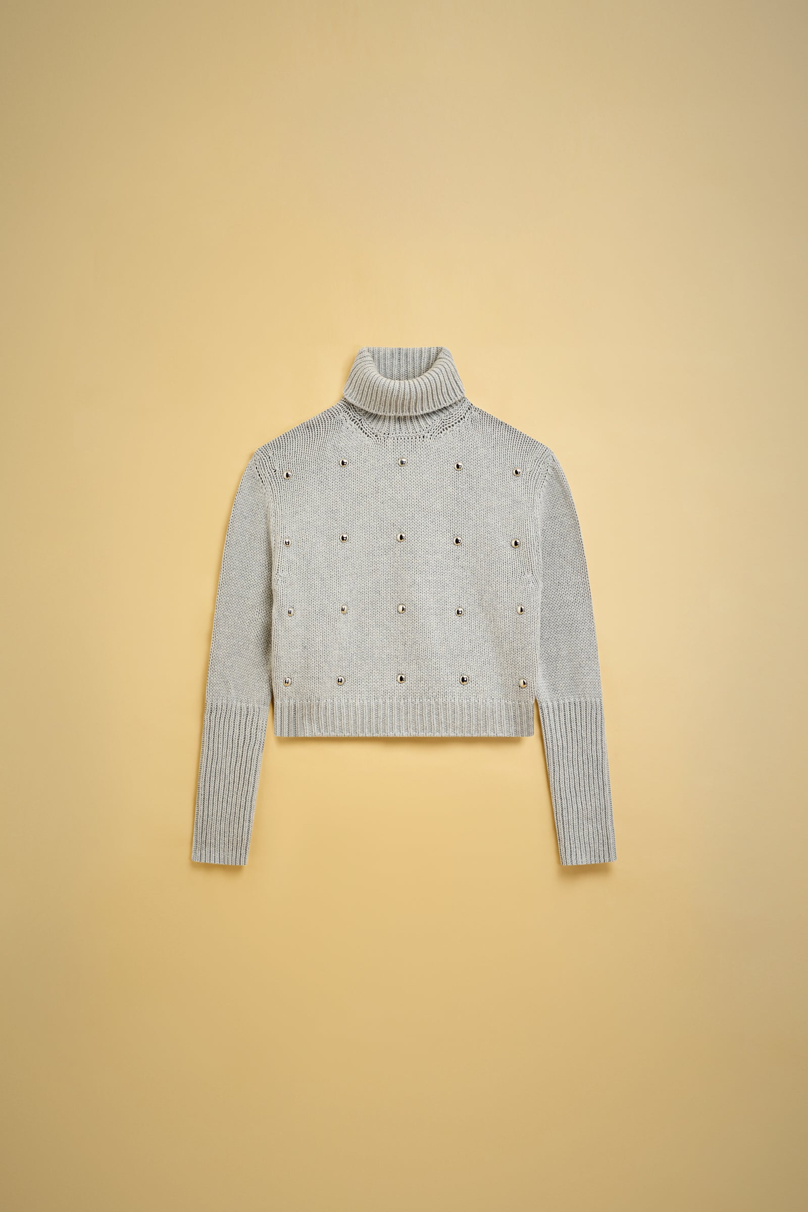 RECYCLED CASHMERE STUDS SWEATER