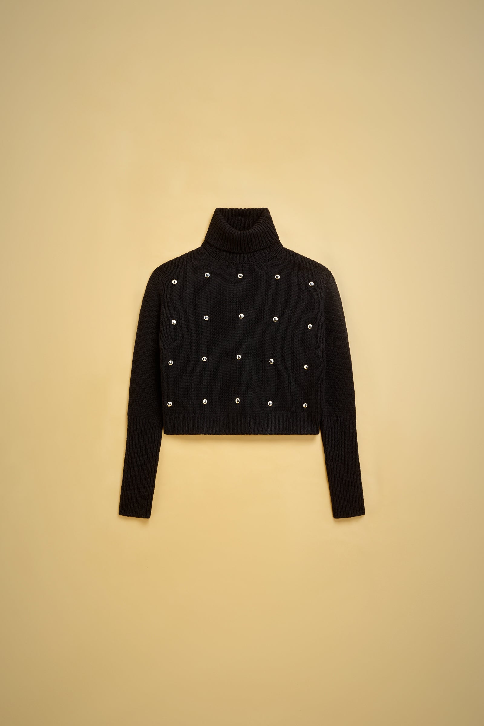 RECYCLED CASHMERE STUDS SWEATER