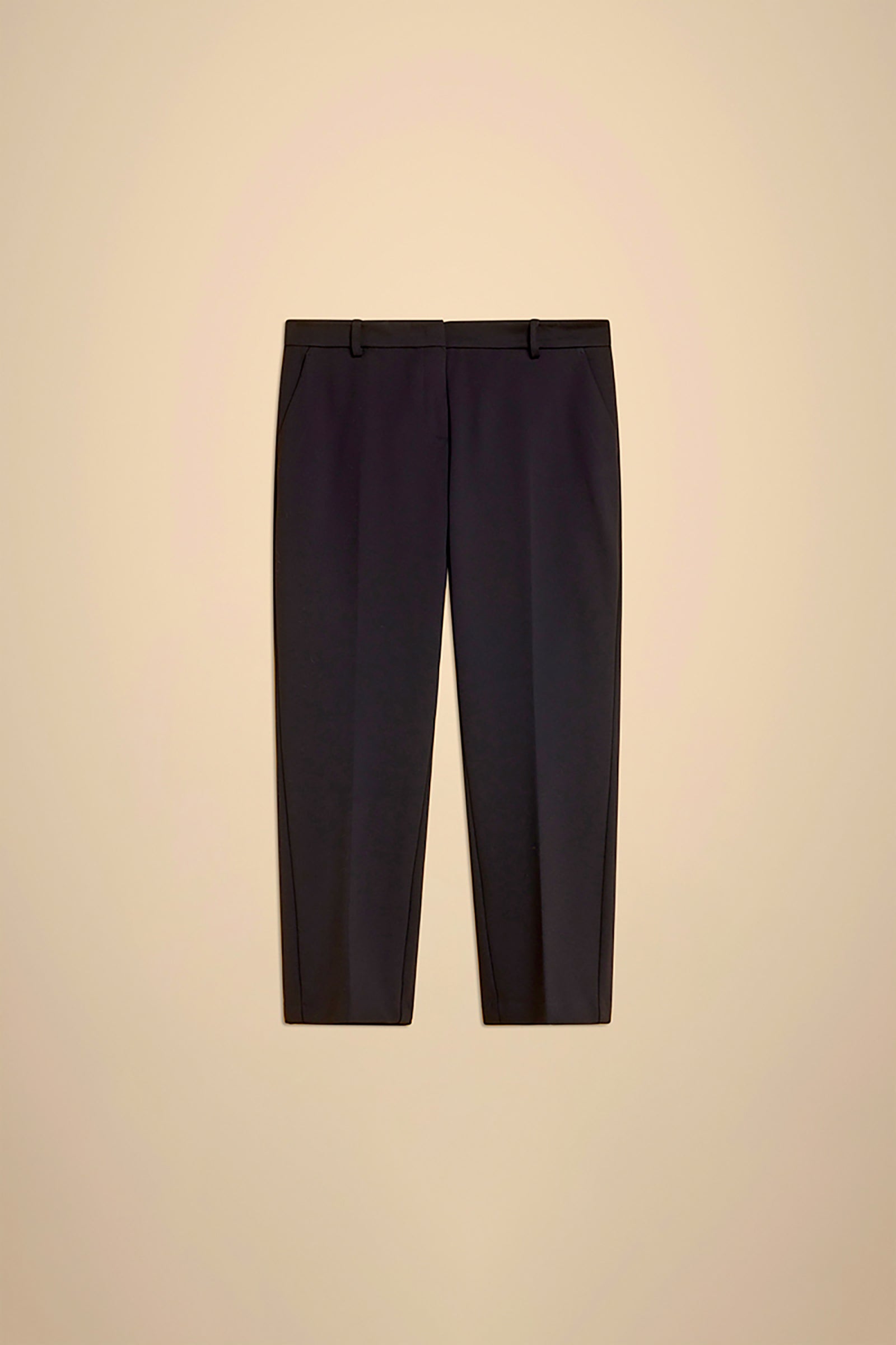 SHINY MILANO STITCH TROUSERS