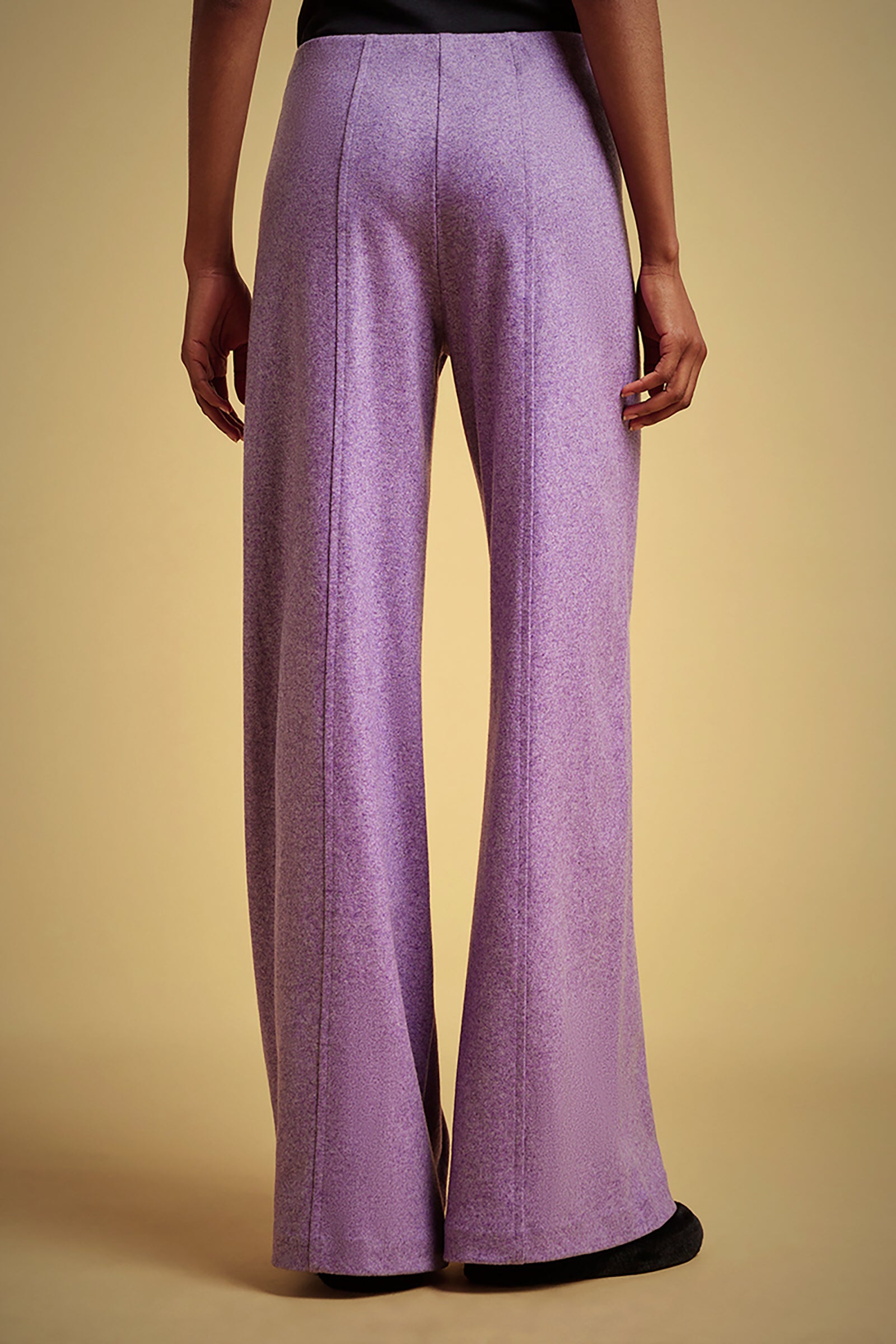 CASHMERE CLOTH PALAZZO PANTS