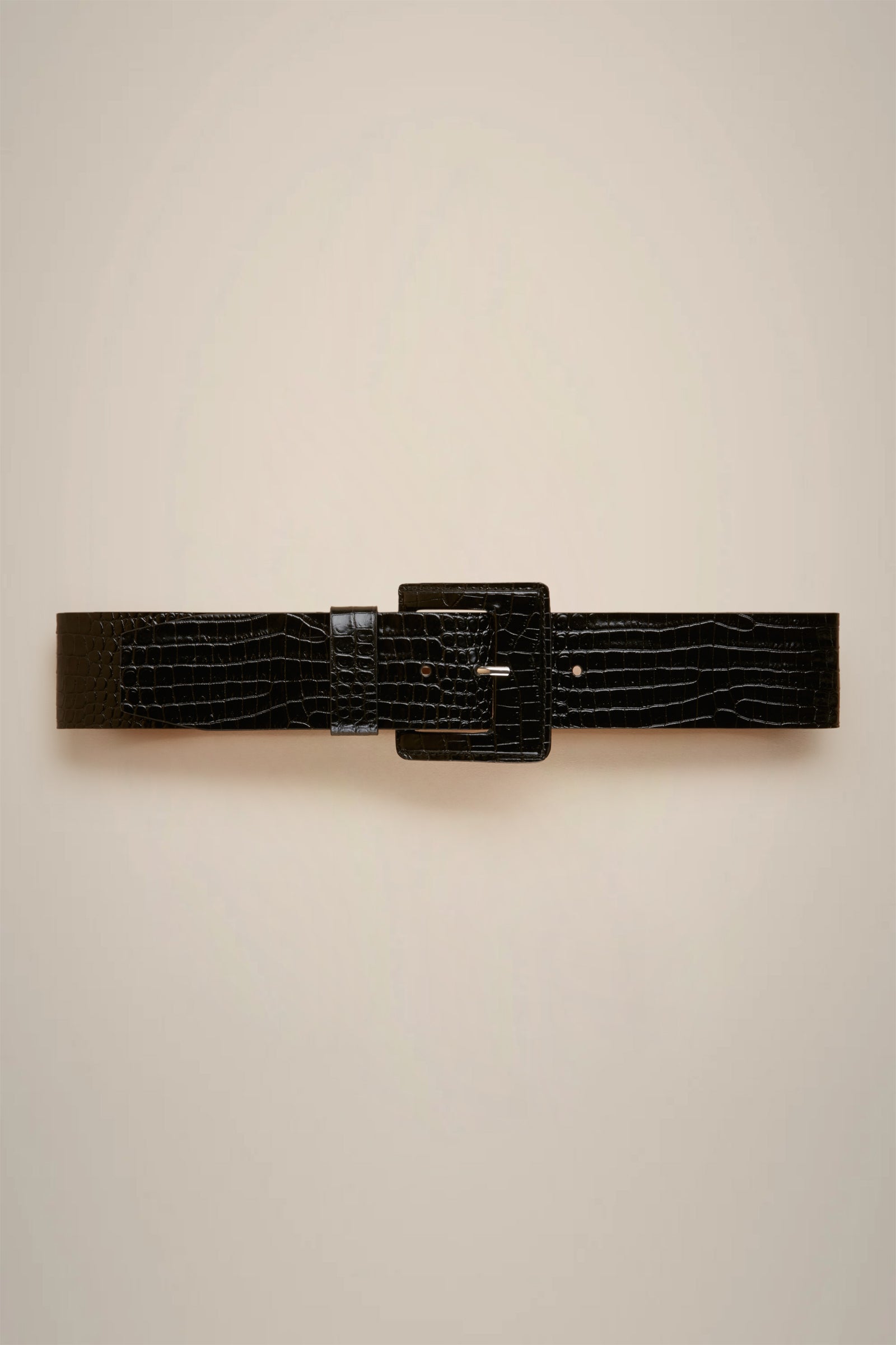 HIGH BELT WITH COVERED BUCKLE